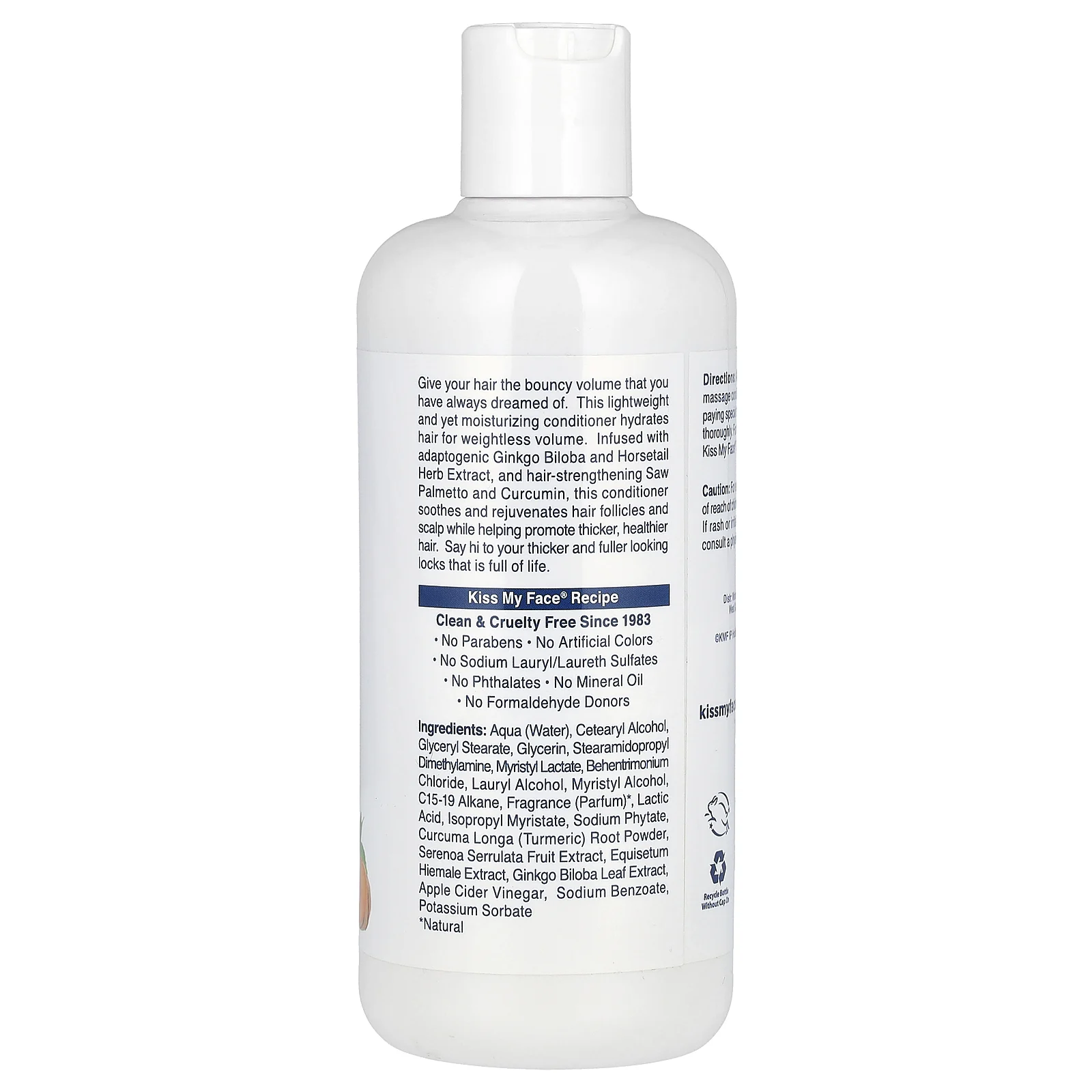 Kiss My Face, Кондиционер для густых и насыщенных волос, для тонких редеющих волос, 473 мл (16 жидк. Унций)