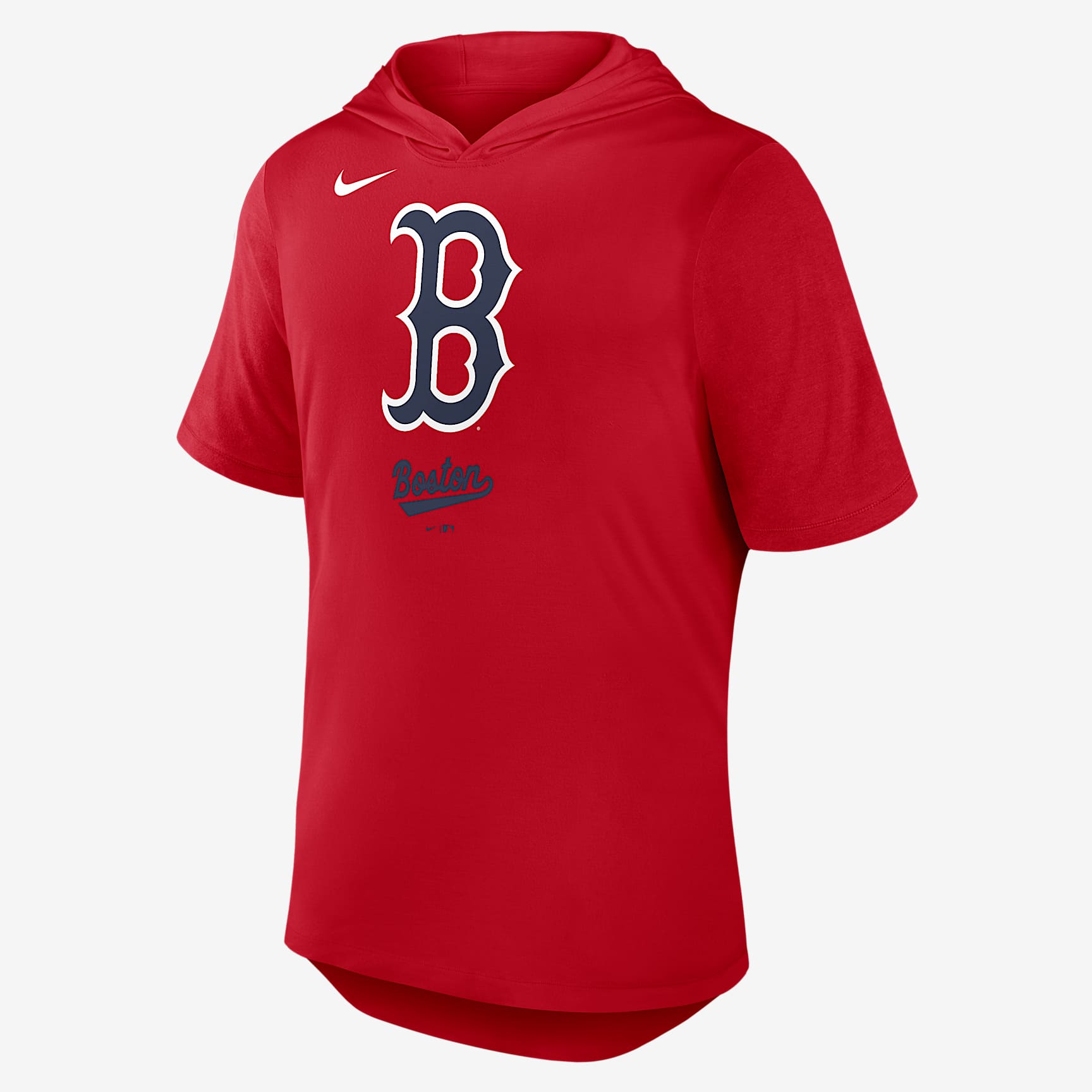 Boston Red Sox Logo Men's Nike Dri-FIT MLB Hooded T-Shirt