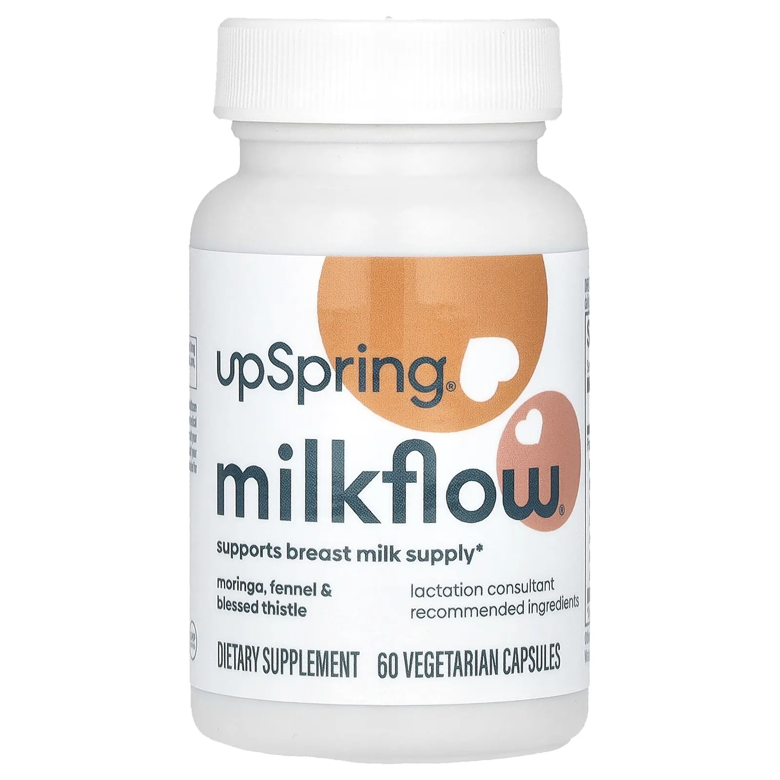 UpSpring, MilkFlow, 60 вегетарианских капсул