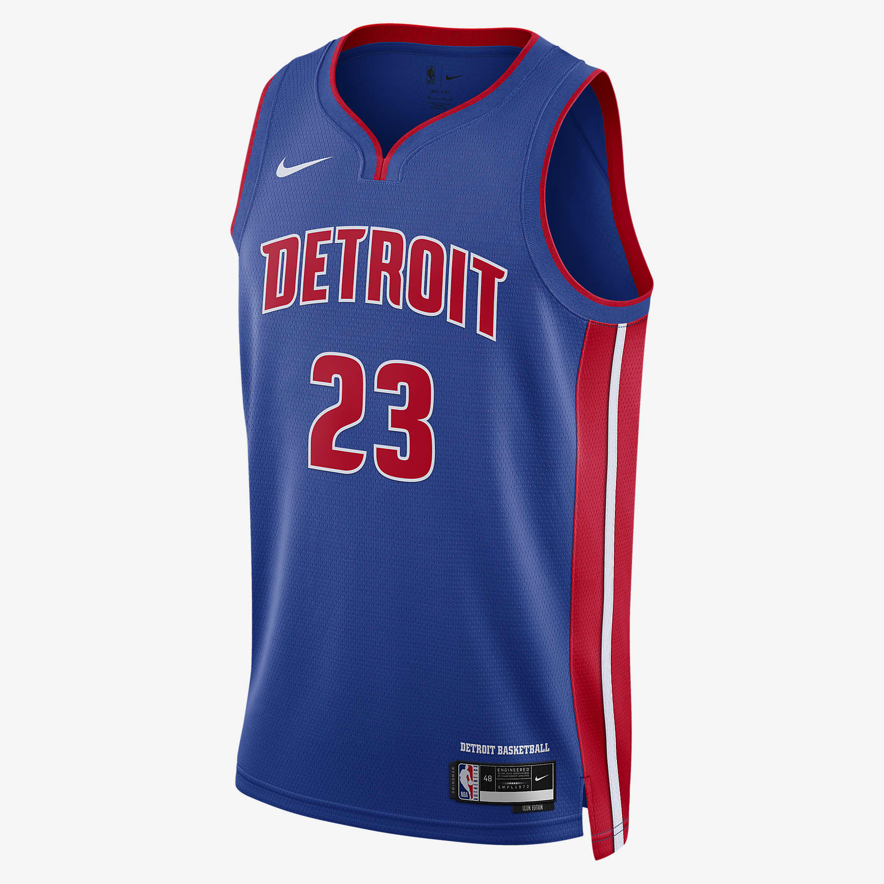 Detroit Pistons Icon Edition 2022/23 Men's Nike Dri-FIT NBA Swingman Jersey