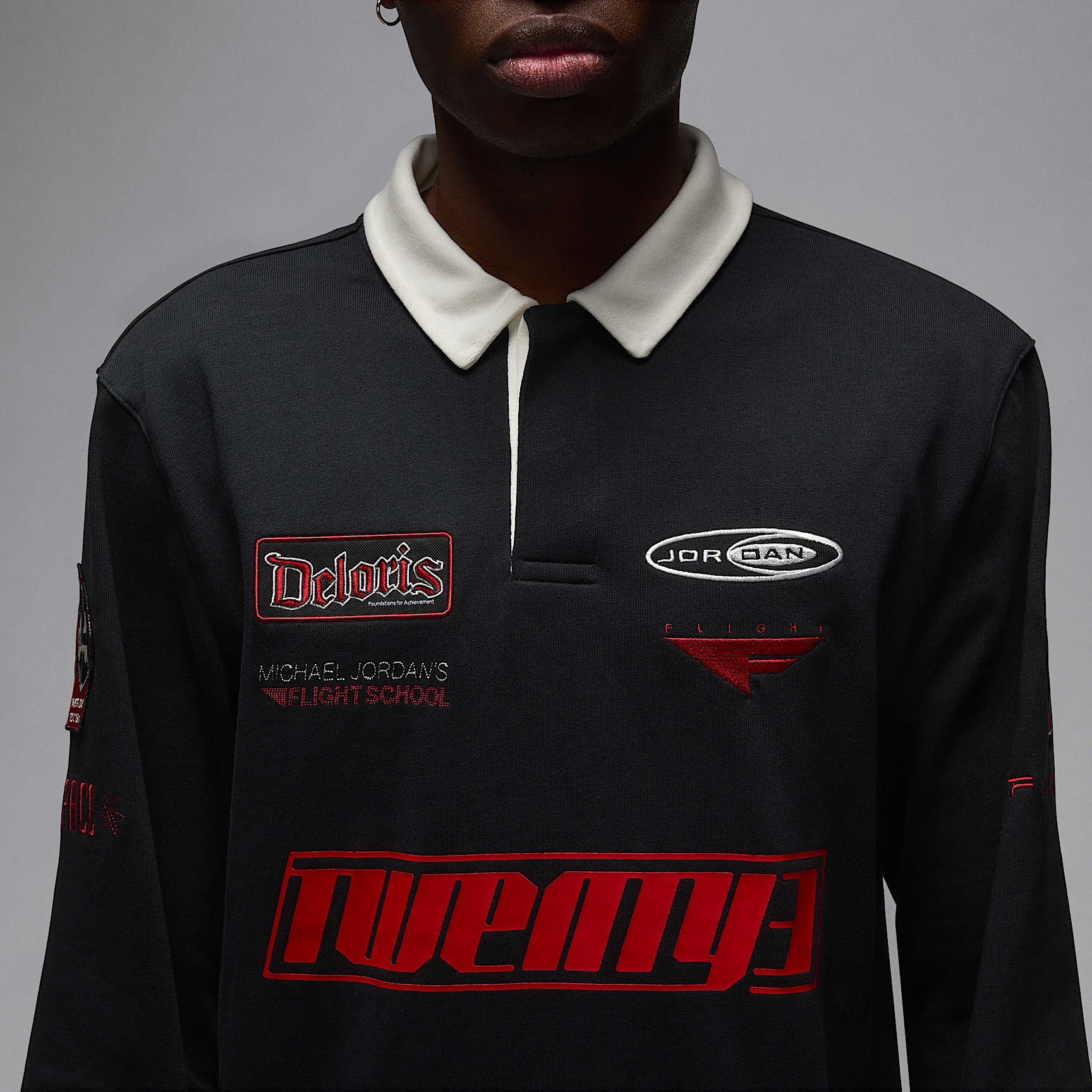 Jordan Essentials Men's Long-Sleeve Rugby Top