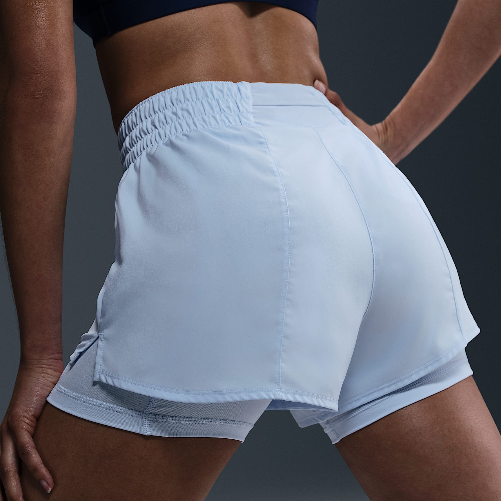 Nike One Women's Dri-FIT High-Waisted 3" 2-in-1 Shorts