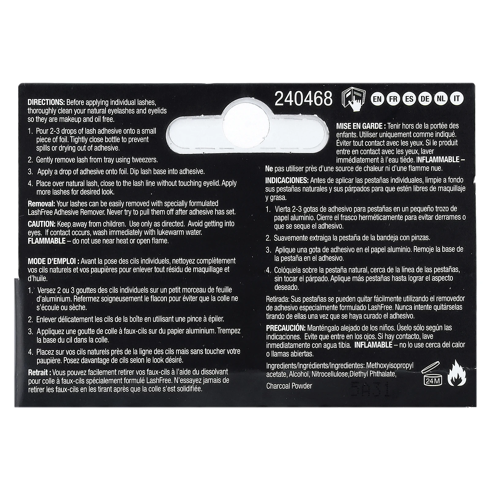Ardell, LashTite®, темный адгезив, 3,5 г (0,125 унции)