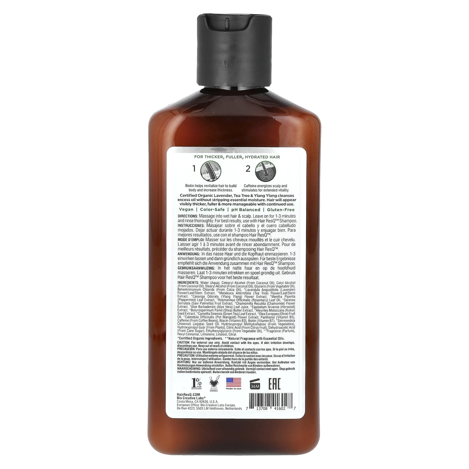 Petal Fresh, Hair ResQ, кондиционер для густоты волос, контроль жирности, для заметно истонченных волос, 355 мл (12 жидк. унций)