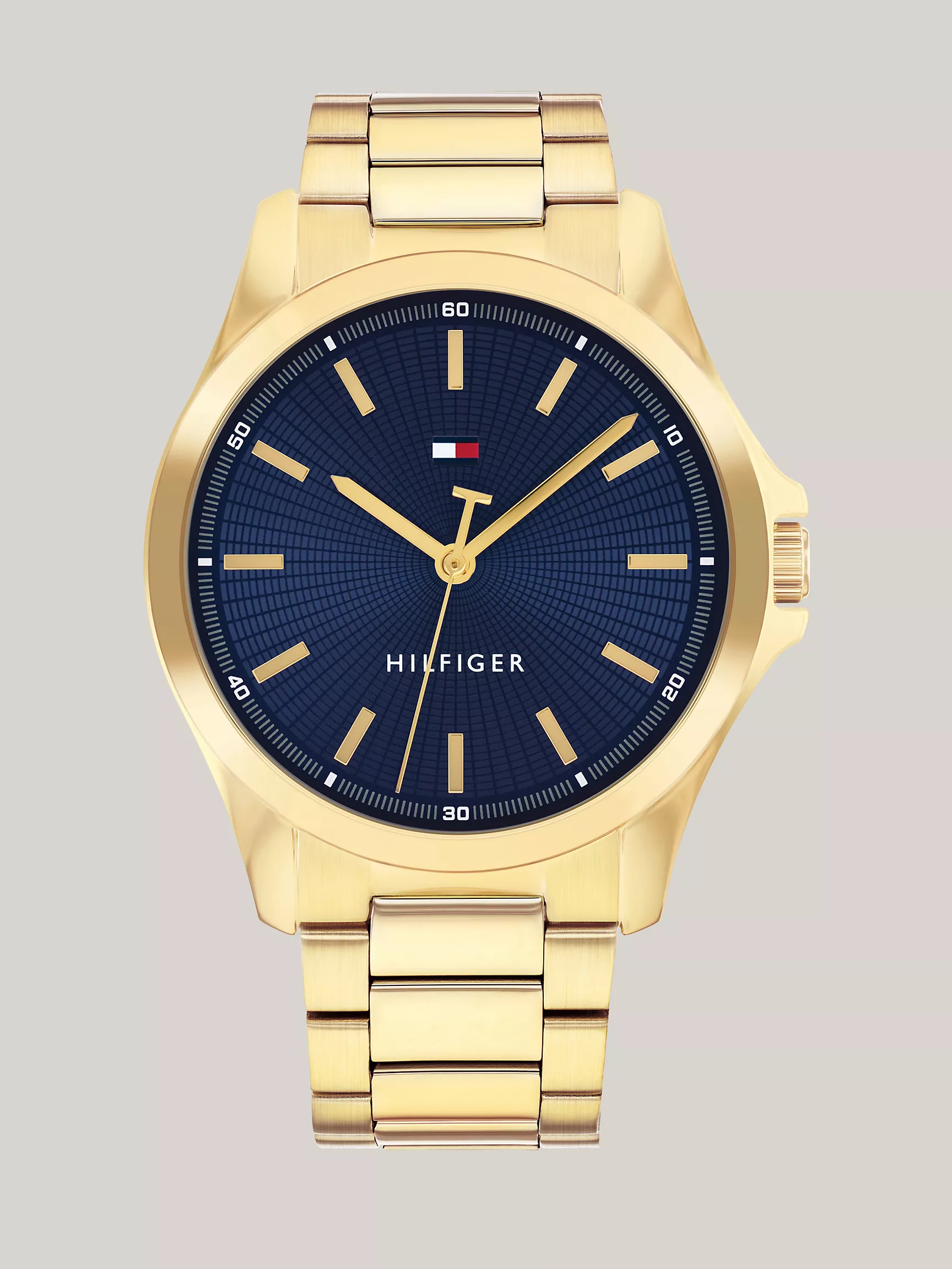 Мужские часы Tommy Hilfiger, Позолоченные спортивные часы 43 мм
