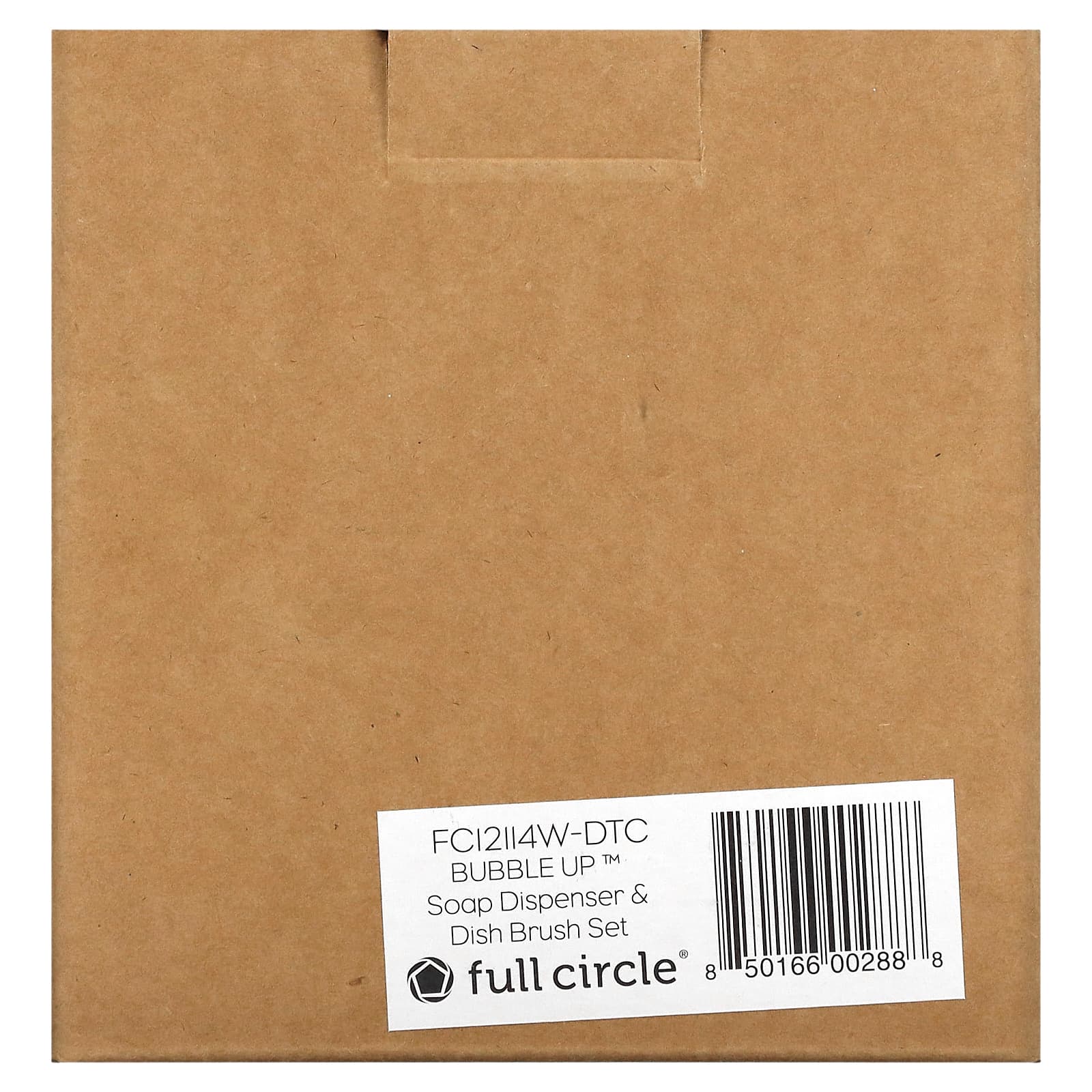 Full Circle, Bubble Up, дозатор мыла и набор кистей для посуды, белый, 1 набор