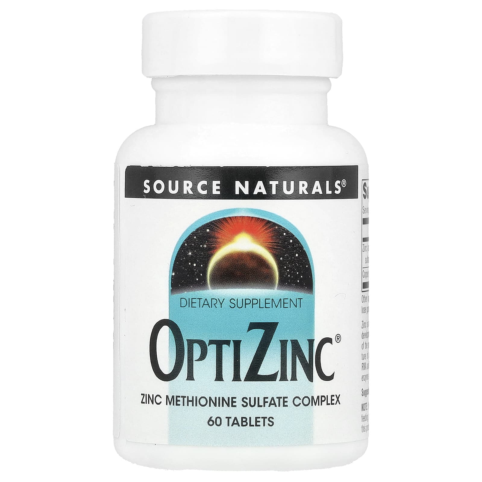Source Naturals, OptiZinc®, 60 таблеток