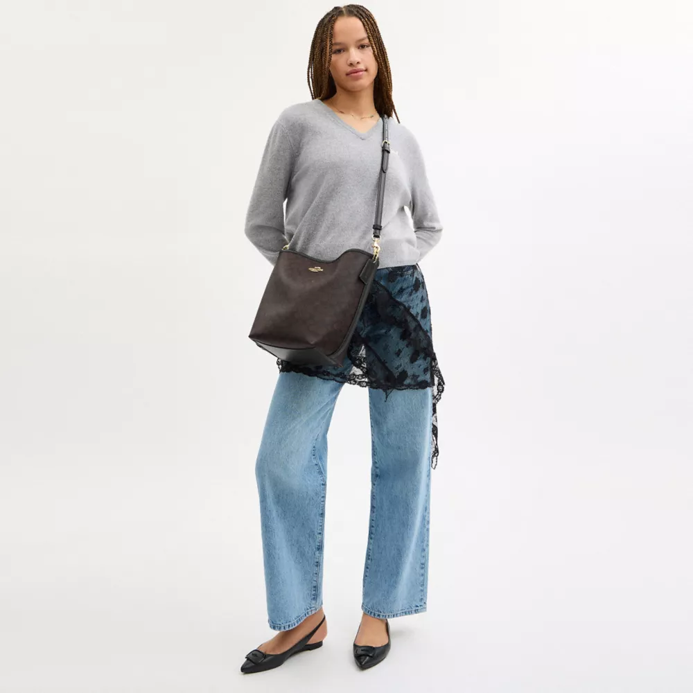 Сумка COACH City Large Bucket Bag In Signature Canvas