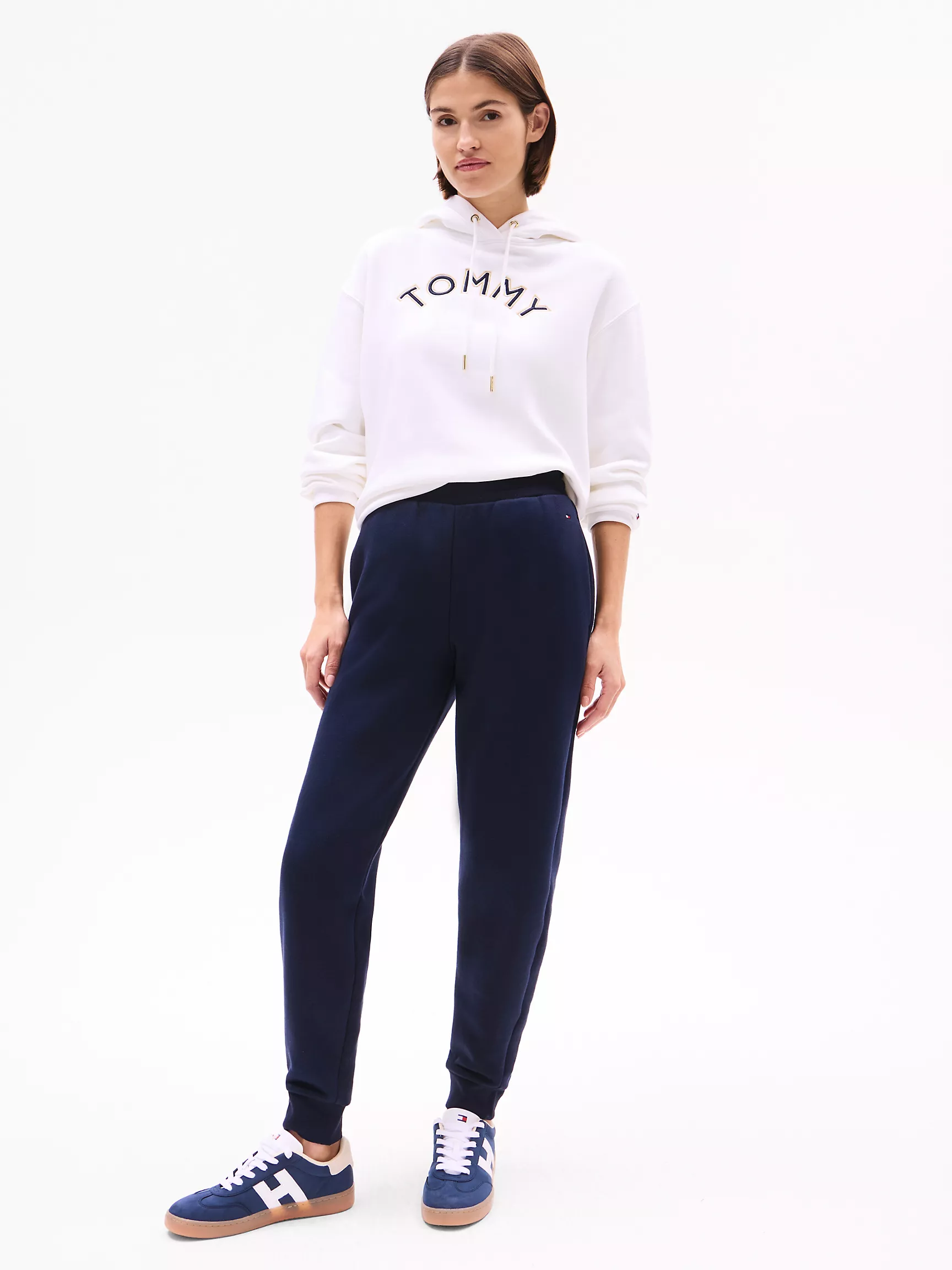 Женские брюки Tommy Hilfiger, Свободные однотонные спортивные брюки