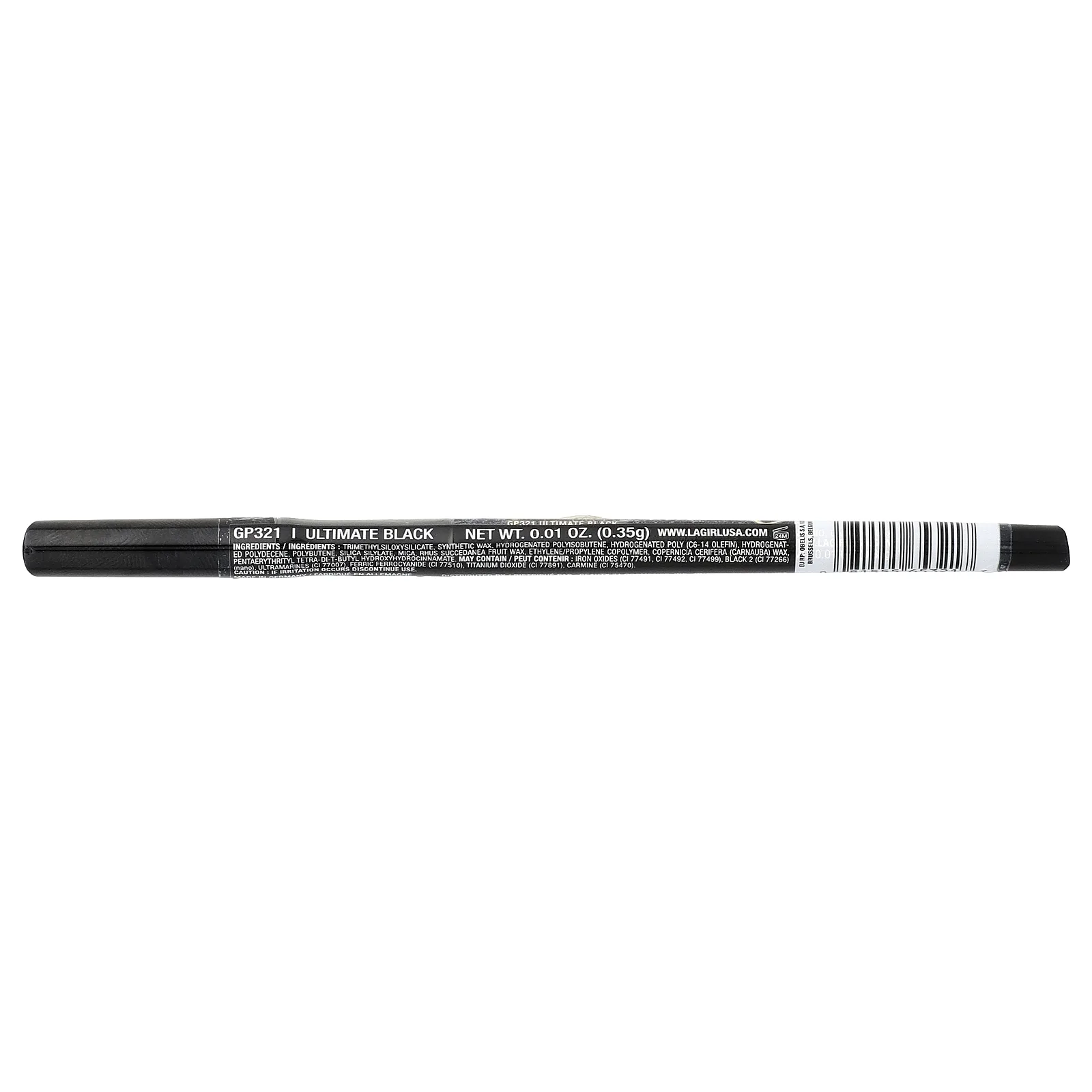 L.A. Girl, Ultimate Eye, интенсивная подводка для глаз, GP321 Ultimate Black, 0,35 г (0,01 унции)