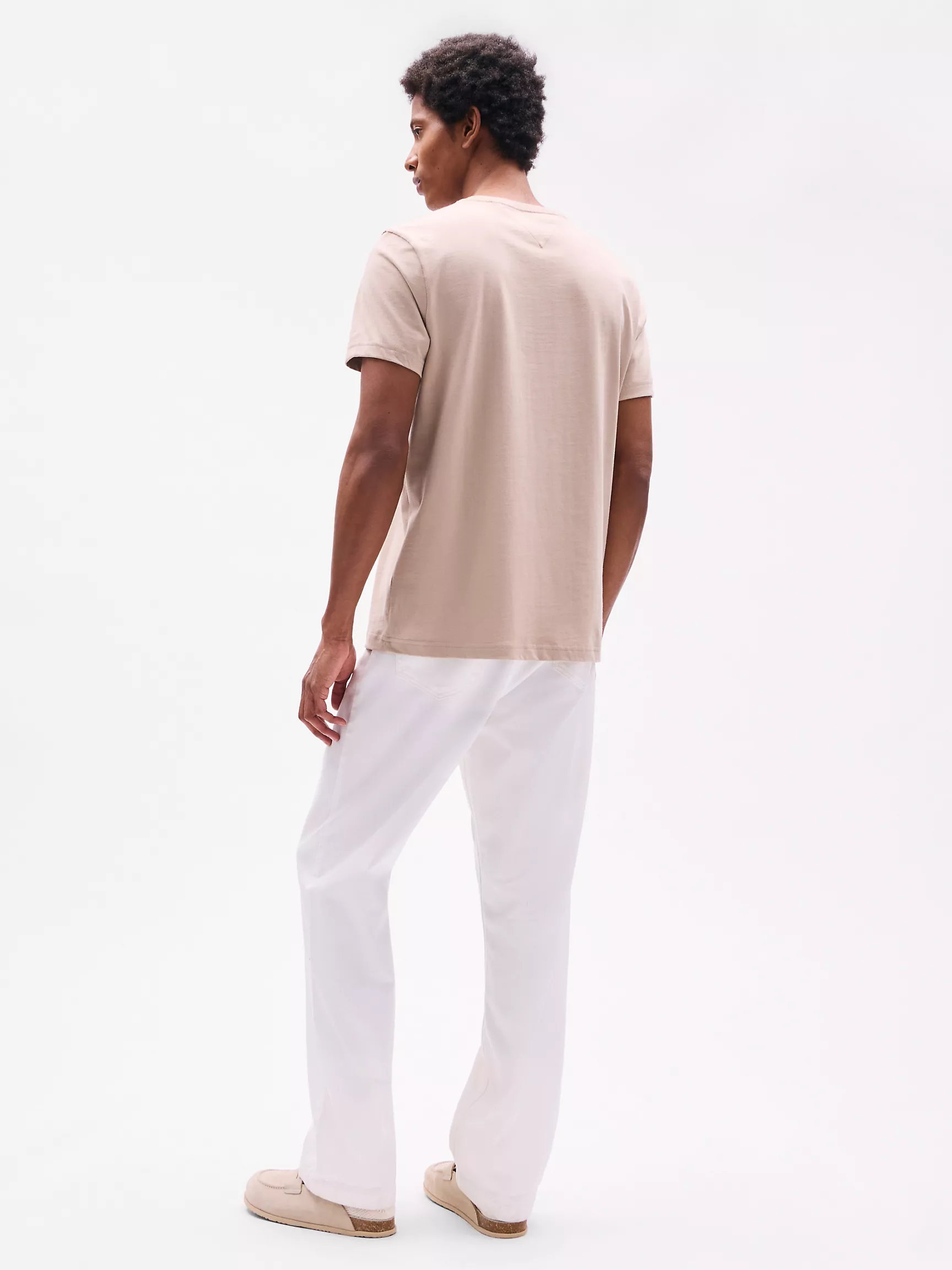 Мужская футболка Tommy Hilfiger, Футболка с тональным фирменным флаговым логотипом