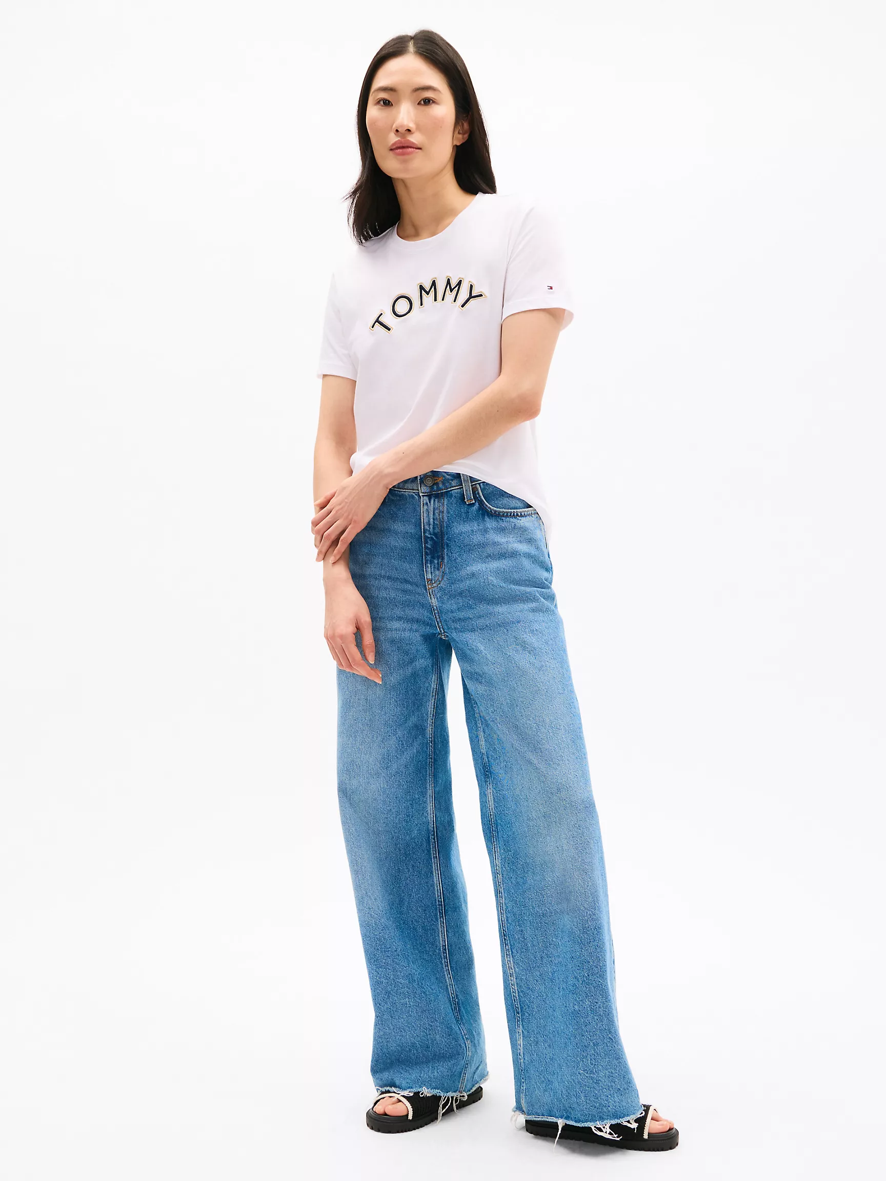 Женская футболка Tommy Hilfiger, Футболка с логотипом Tommy Arch