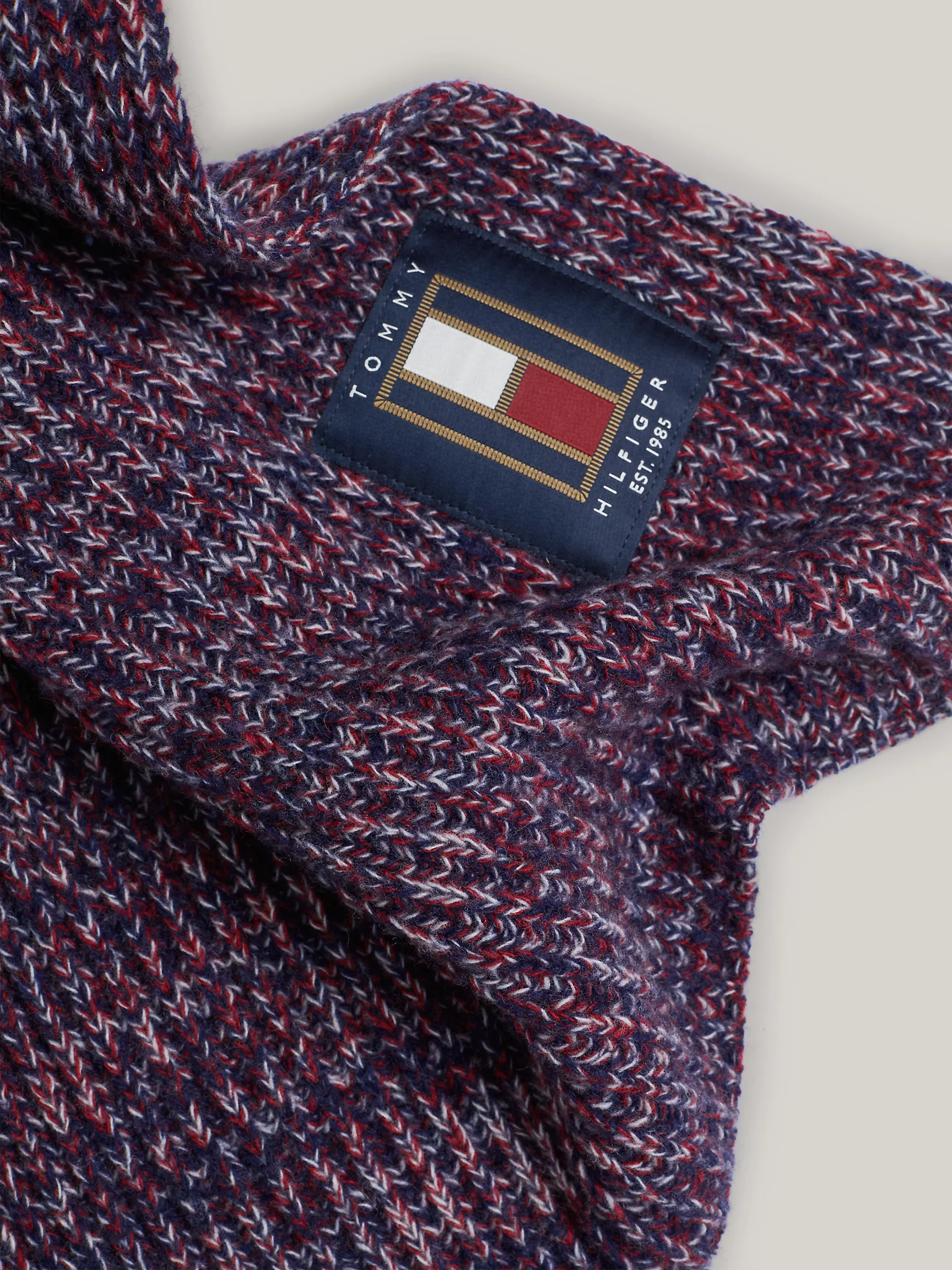 Мужской шарф Tommy Hilfiger, Шарф с фирменными полосками