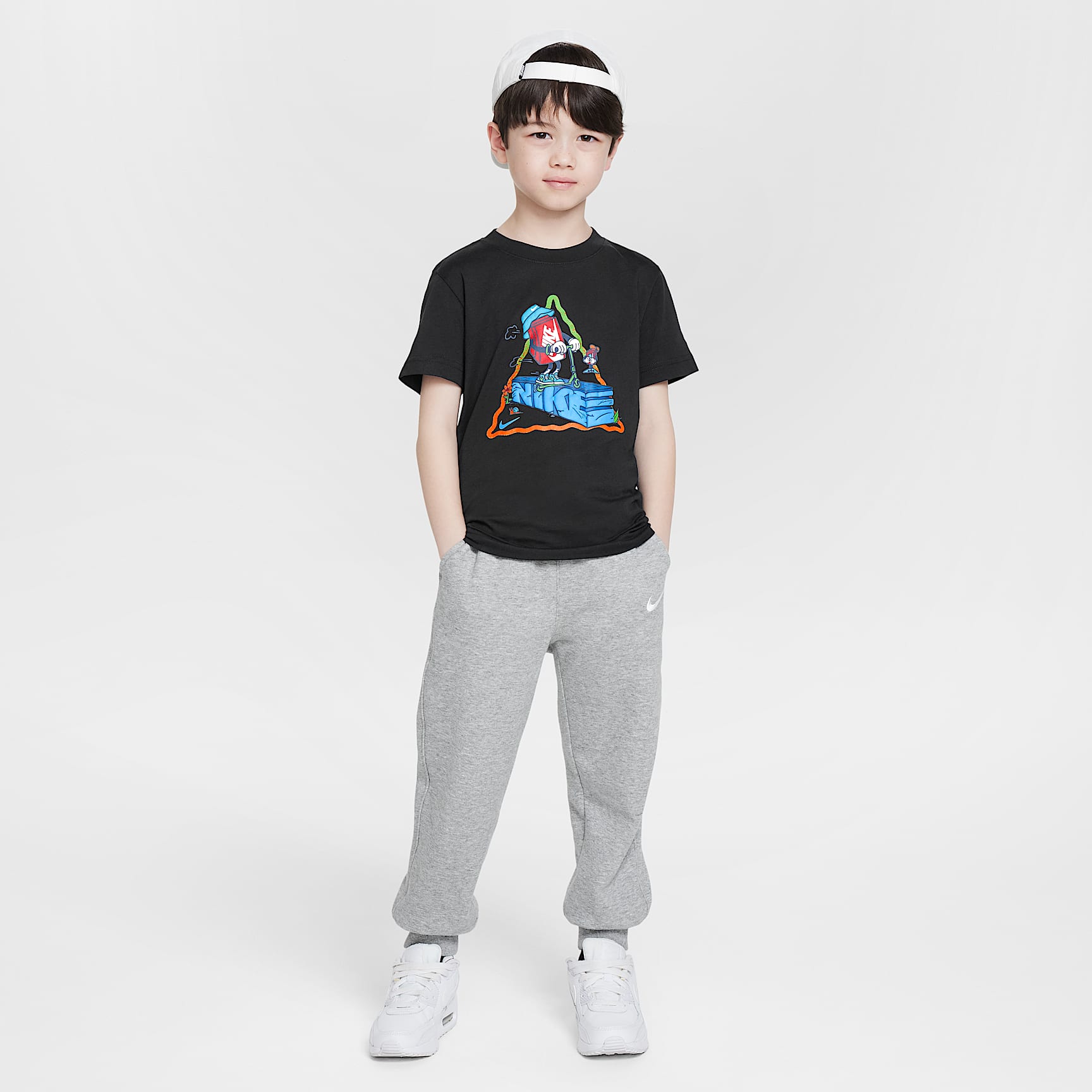 Nike Little Kids' Boxy Scooter T-Shirt