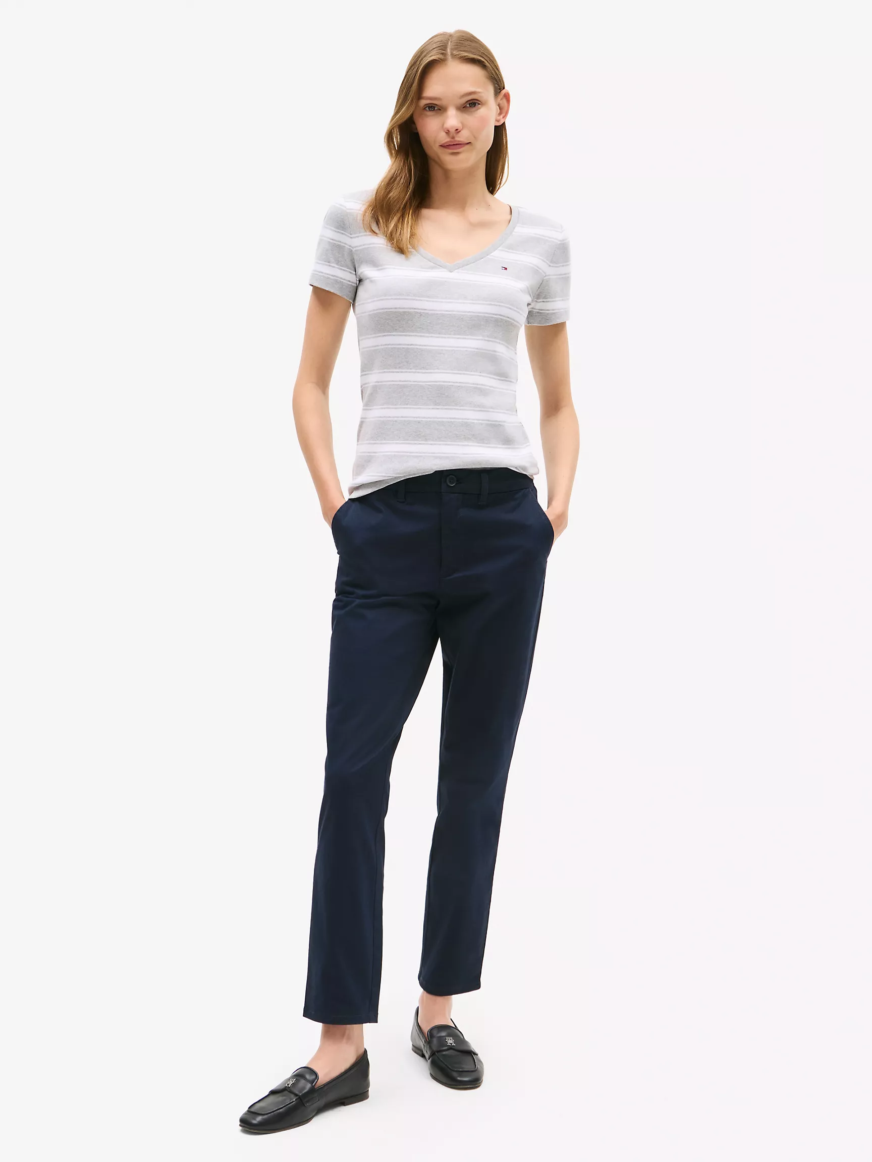 Женские брюки Tommy Hilfiger, Приталенные брюки чинос