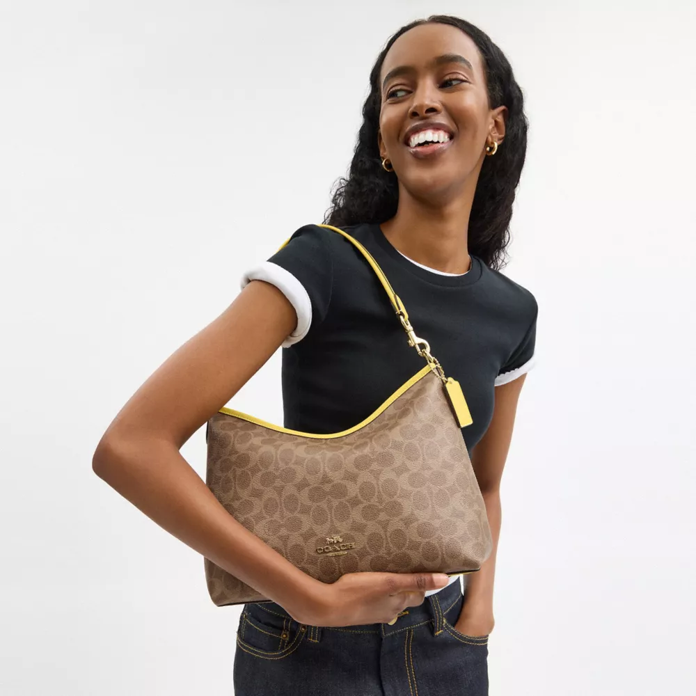 Сумка COACH Laurel Shoulder Bag In Signature Canvas