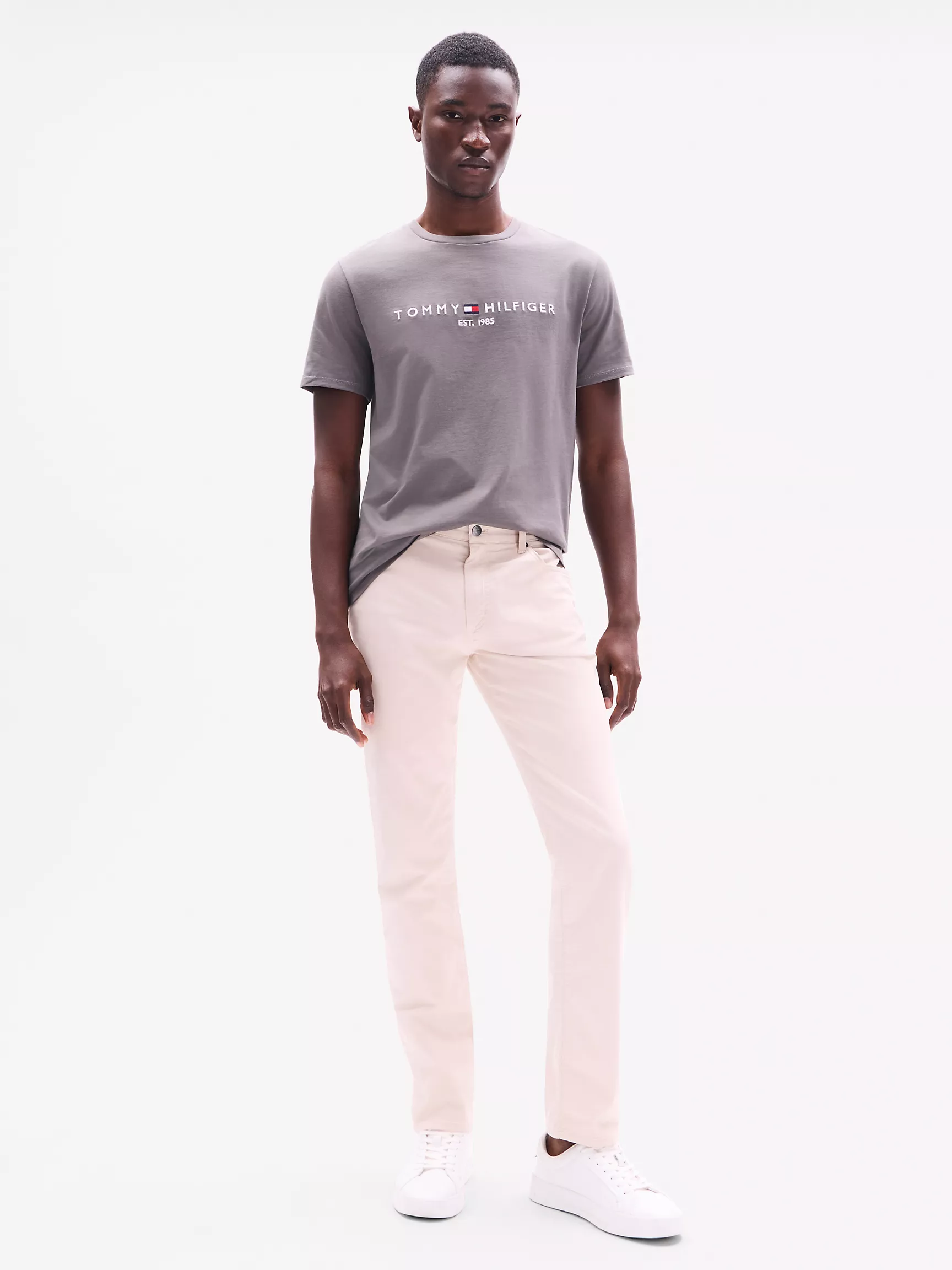 Мужская футболка Tommy Hilfiger, Футболка с вышитым логотипом Tommy