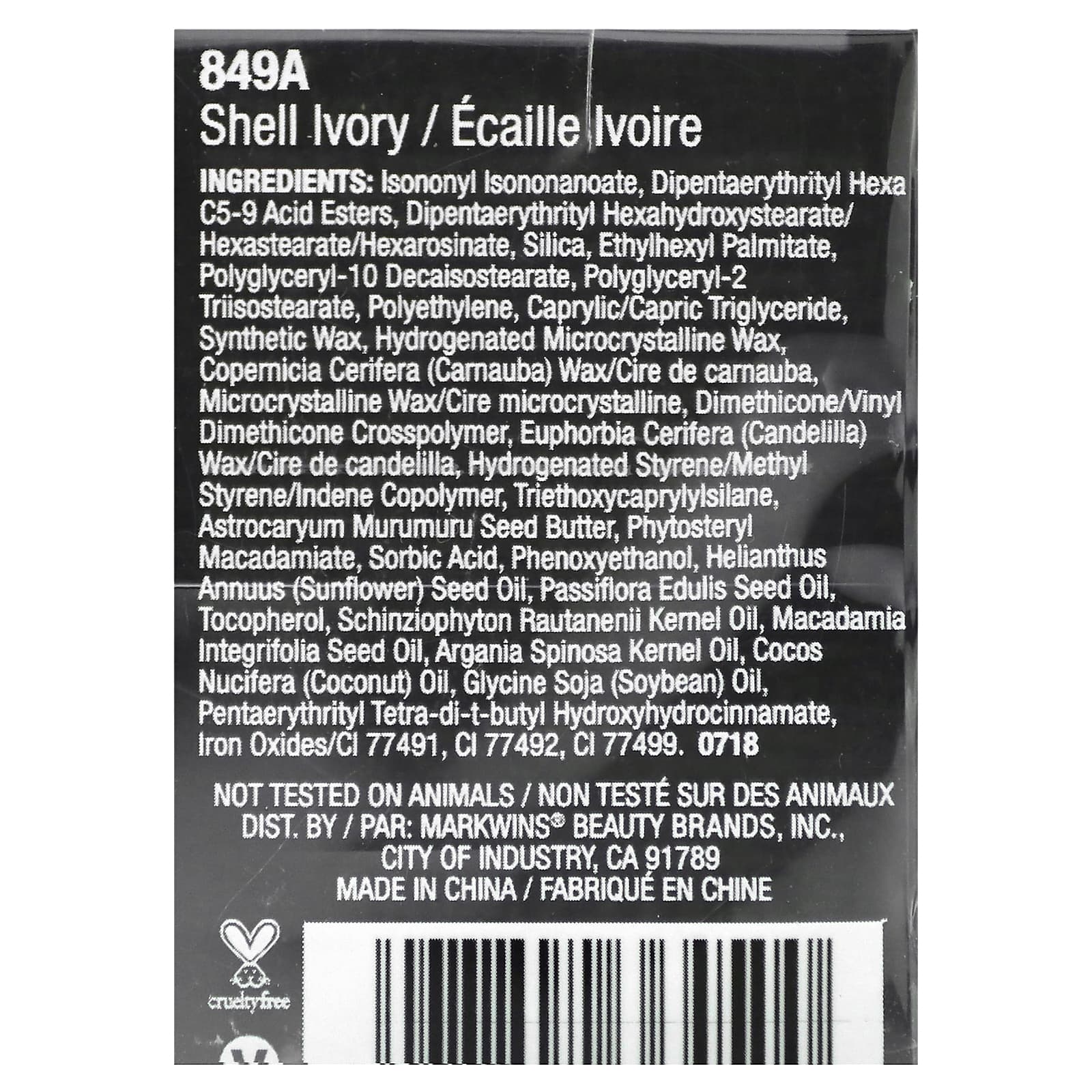 wet n wild, PhotoFocus, тональный крем-стик, 849A слоновая кость, 1 стик