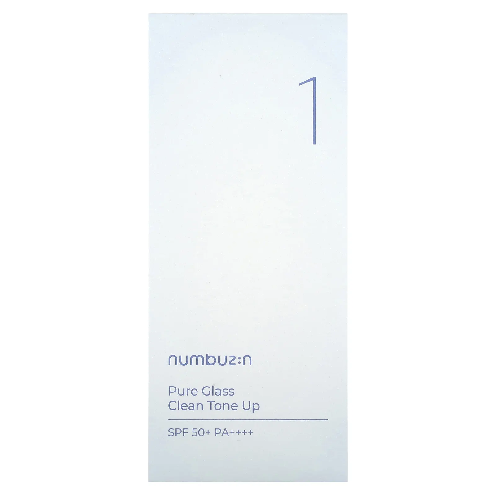 Numbuzin, Pure Glass Clean Tone Up, SPF 50+ PA ++++, № 1, 50 мл (1,69 жидк. Унции)