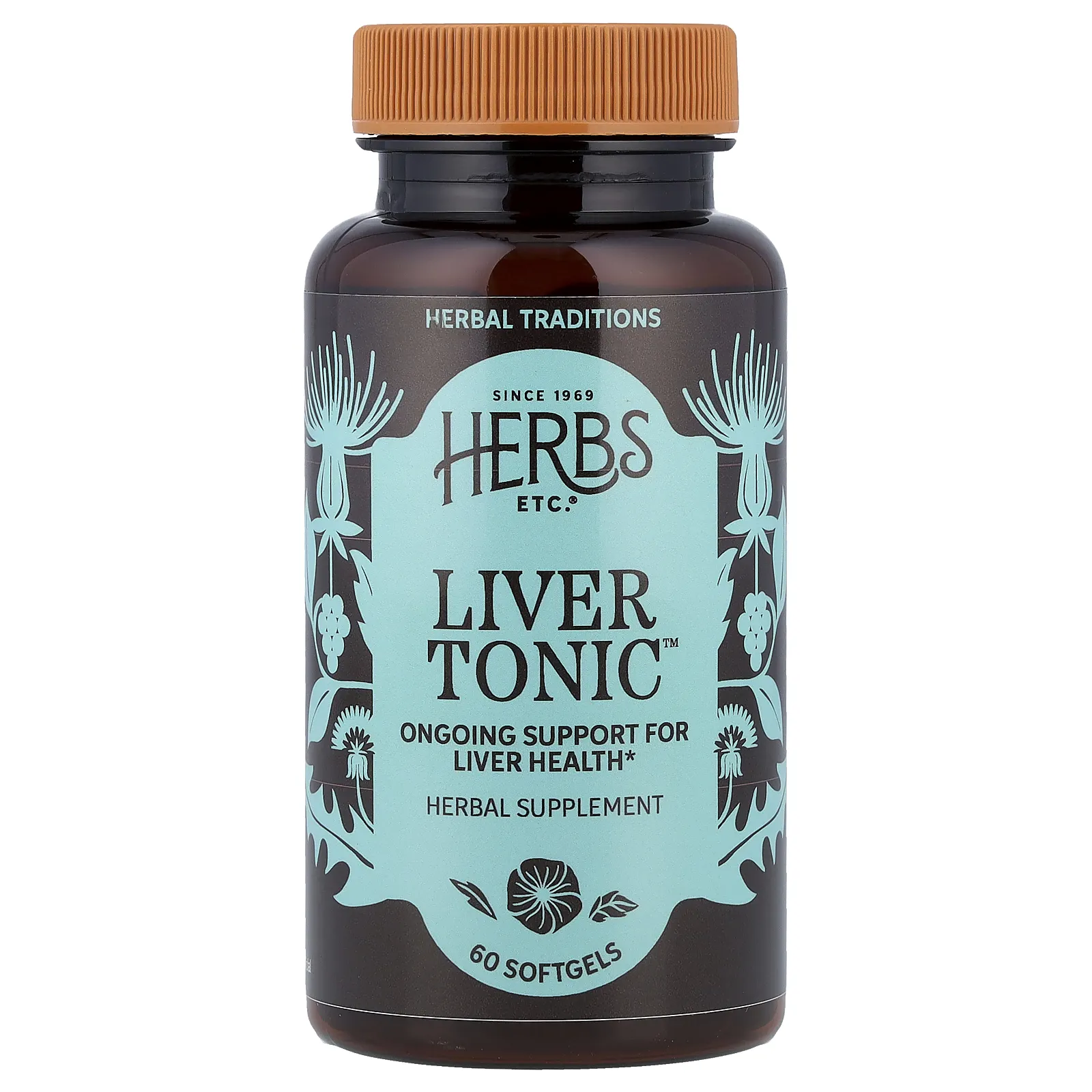 Herbs Etc., Liver Tonic™, 60 капсул