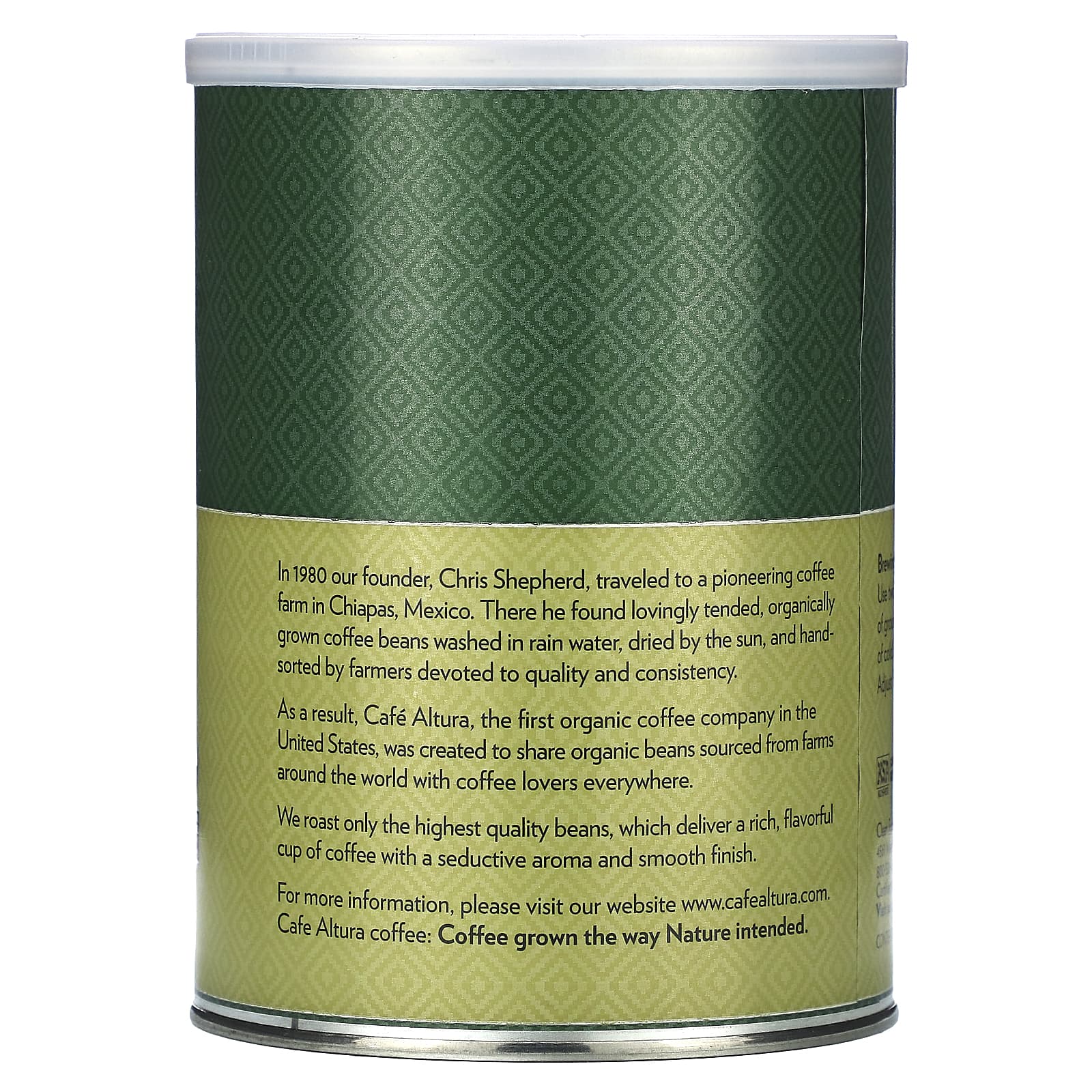 Cafe Altura, Органический кофе, молотый, темная смесь, 340 г (12 унций)