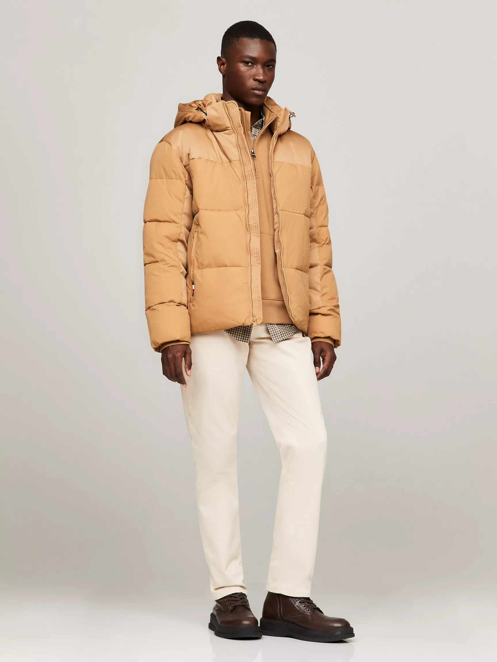 Мужская куртка Tommy Hilfiger, Утеплённая пуховая куртка THWarm New York с капюшоном