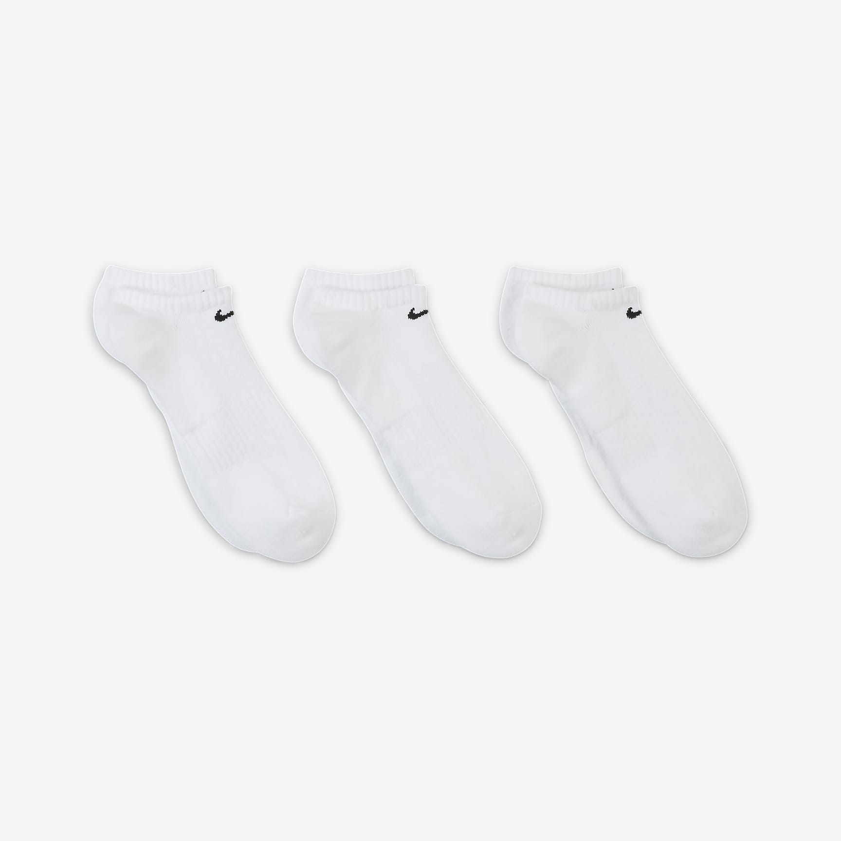Nike Everyday Cushioned Training No-Show Socks (3 Pairs)