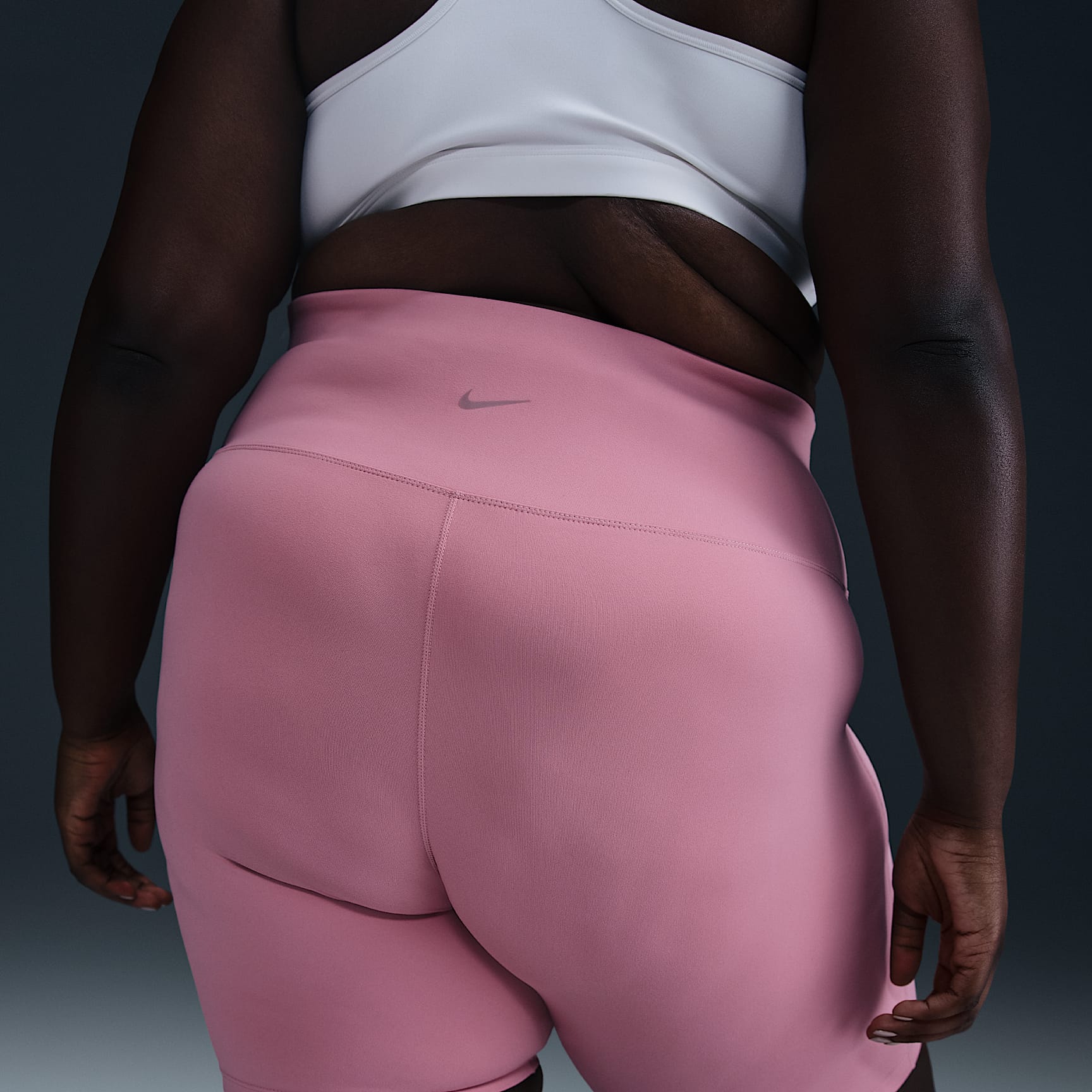 Nike One Women's High-Waisted 8" Biker Shorts with Pockets (Plus Size)