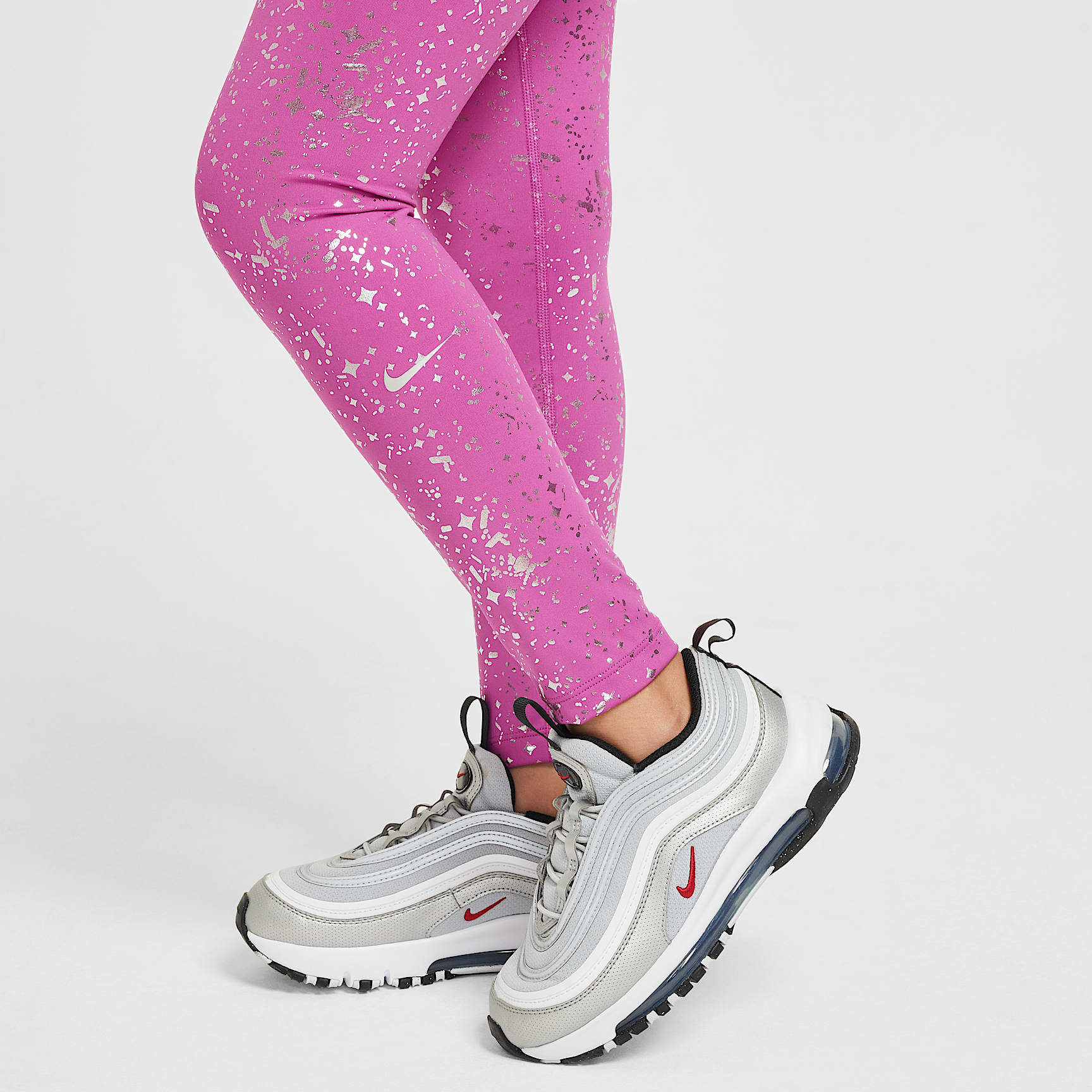 Nike One Big Kids' (Girls') Dri-FIT High-Waisted Leggings