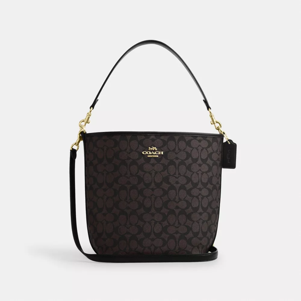 Сумка COACH City Large Bucket Bag In Signature Canvas