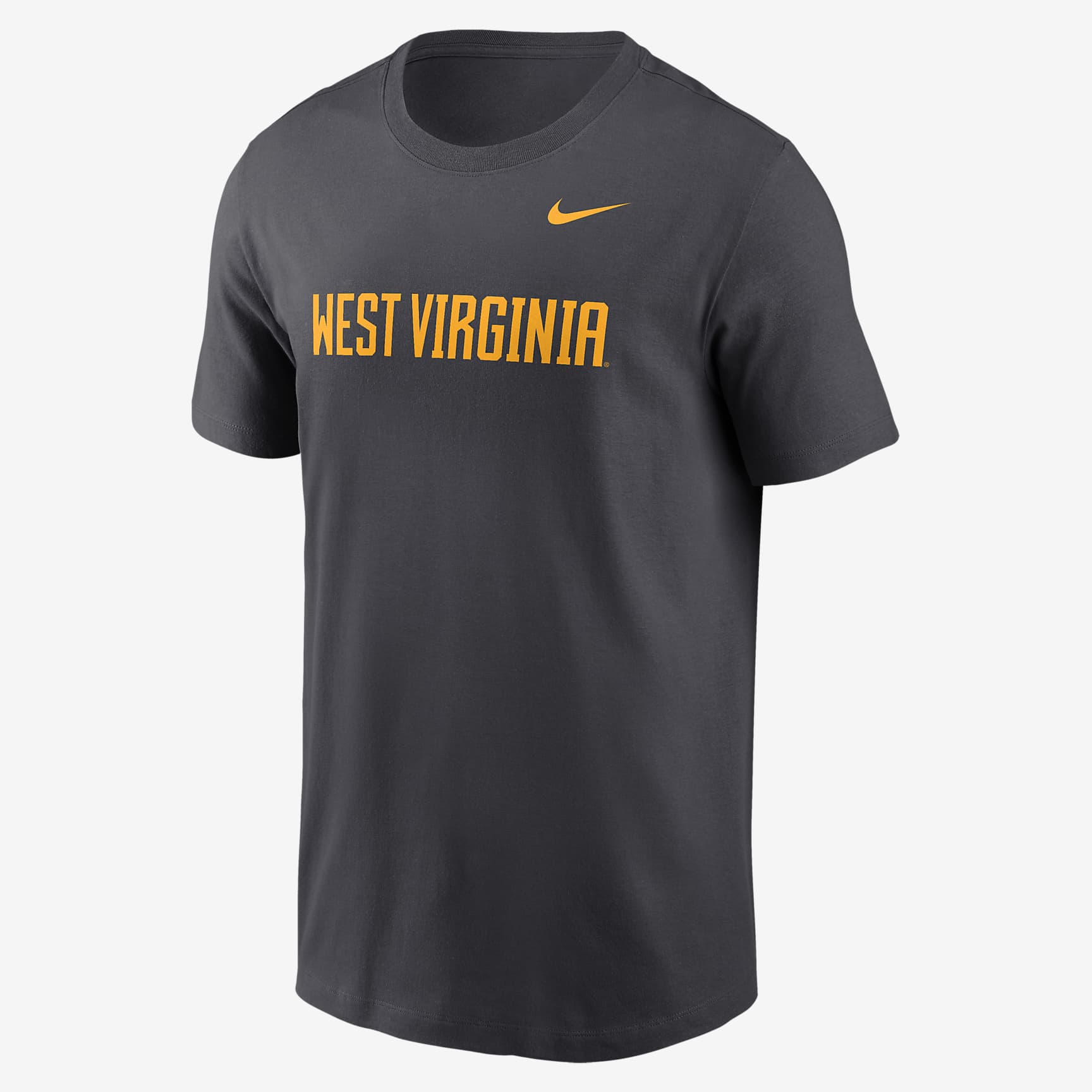 West Virginia Mountaineers Primetime Wordmark Men's Nike College T-Shirt