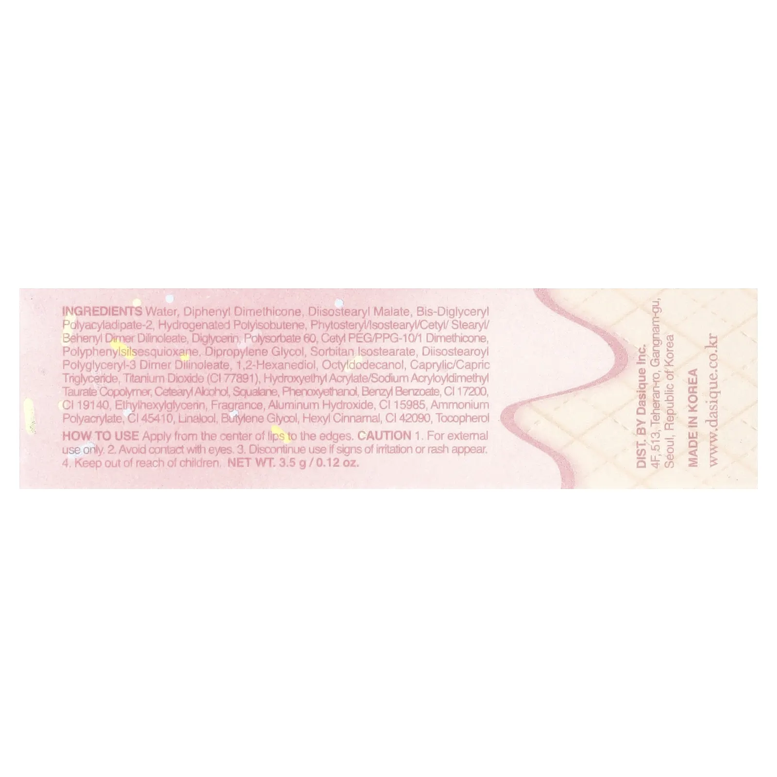 Dasique, Juicy Dewy, оттенок 09, персиковый пудинг, 3,5 г (012 унции)