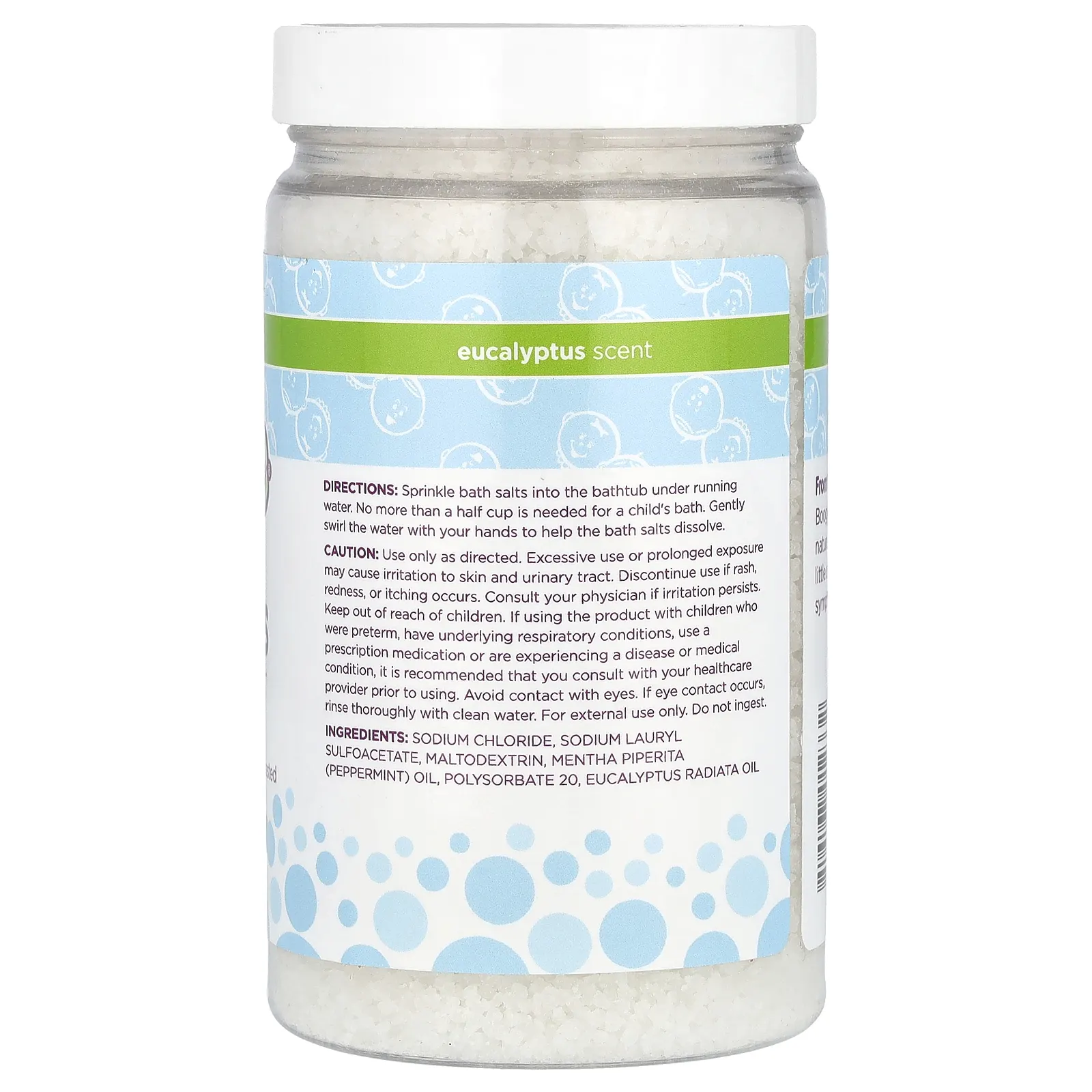 Boogie Wipes, Soothing Bath Salts, Eucalyptus, 15 oz (425 g)