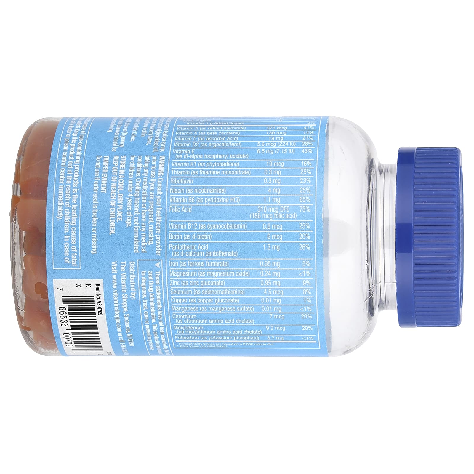 The Vitamin Shoppe, Жевательные конфеты для детей Panda Vites, со вкусом клубники, 60 шт.