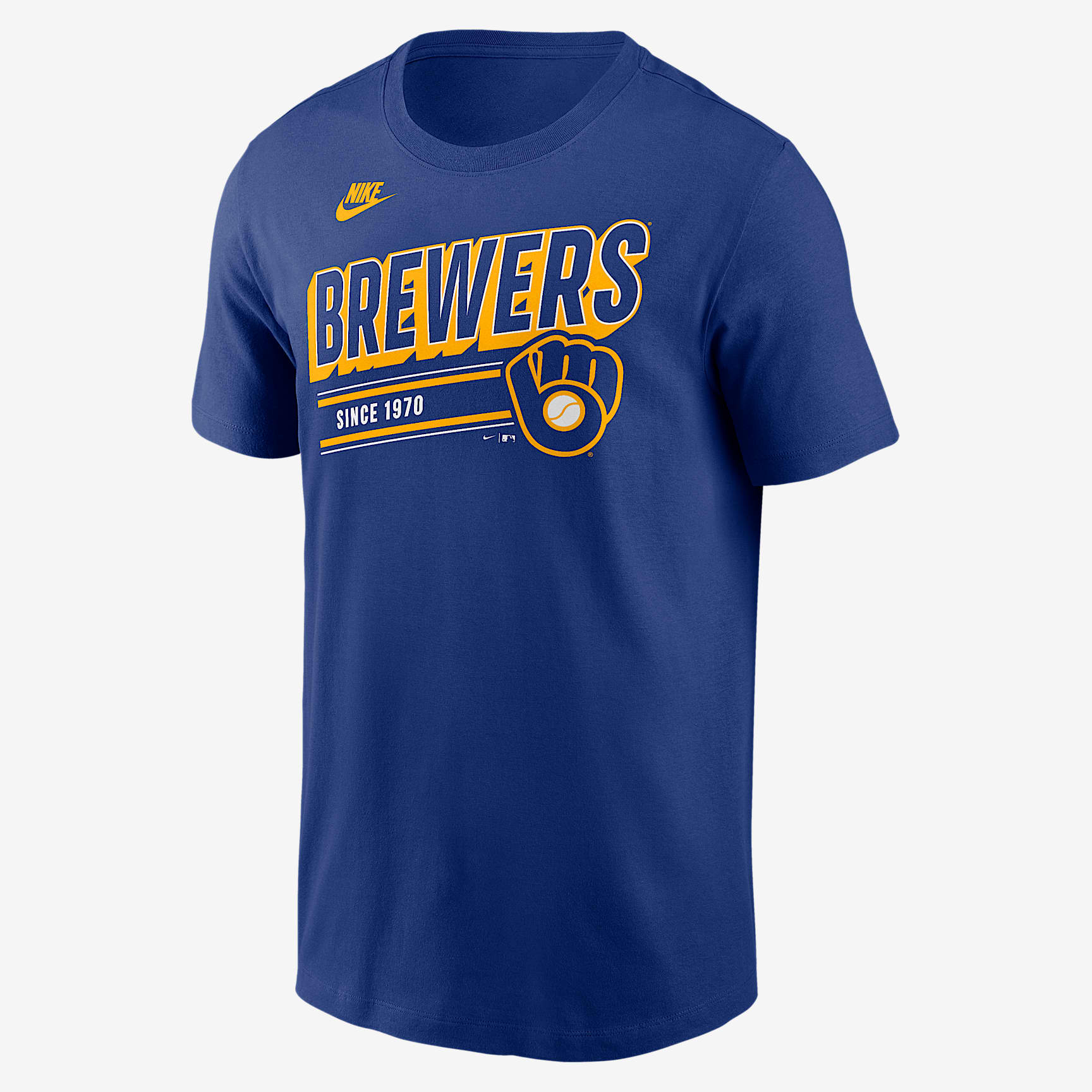 Milwaukee Brewers Cooperstown Retro Men's Nike MLB T-Shirt