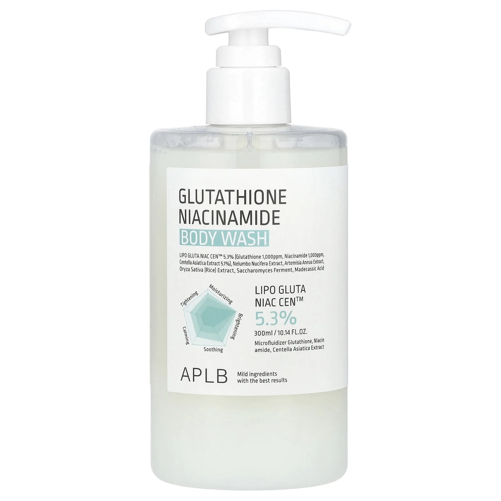APLB, Glutathione Niacinamide Body Wash , 10.14 fl oz (300 ml)