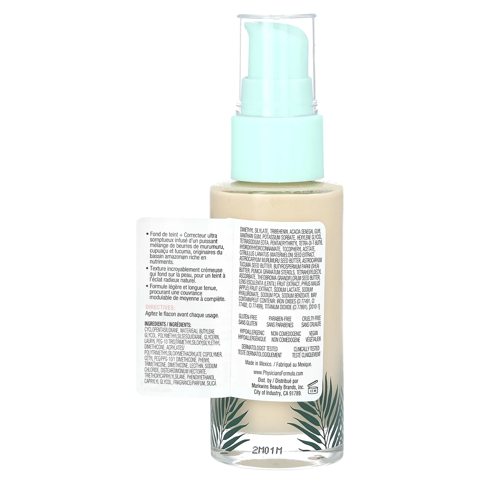 Physicians Formula, Butter Believe It!, тональный крем и консилер, 1711755 Fair, 30 мл (1 жидк. унция)