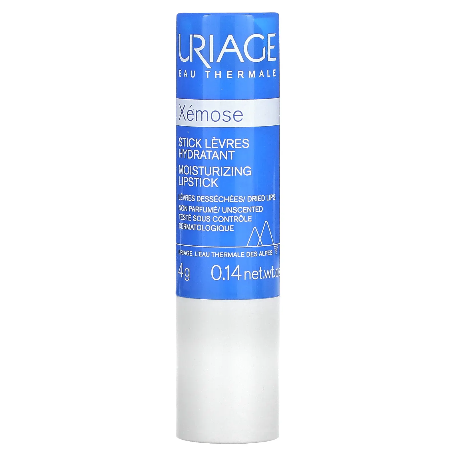 Uriage, Xémose, увлажняющая помада, без запаха, 4 г (0,14 унции)