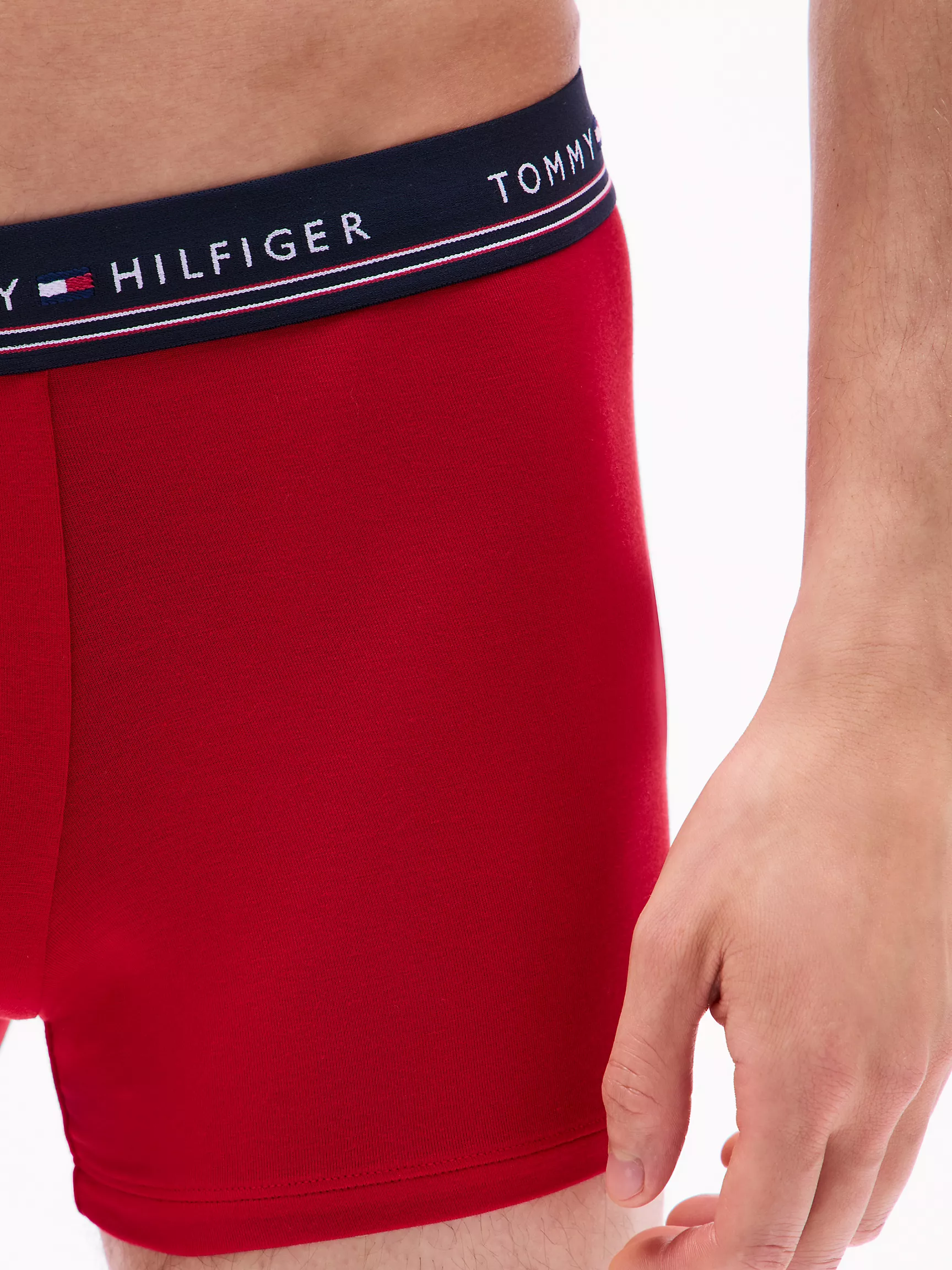 Мужское нижнее белье Tommy Hilfiger, Укороченные трусы-боксеры из эластичного модала (набор 3 шт.)
