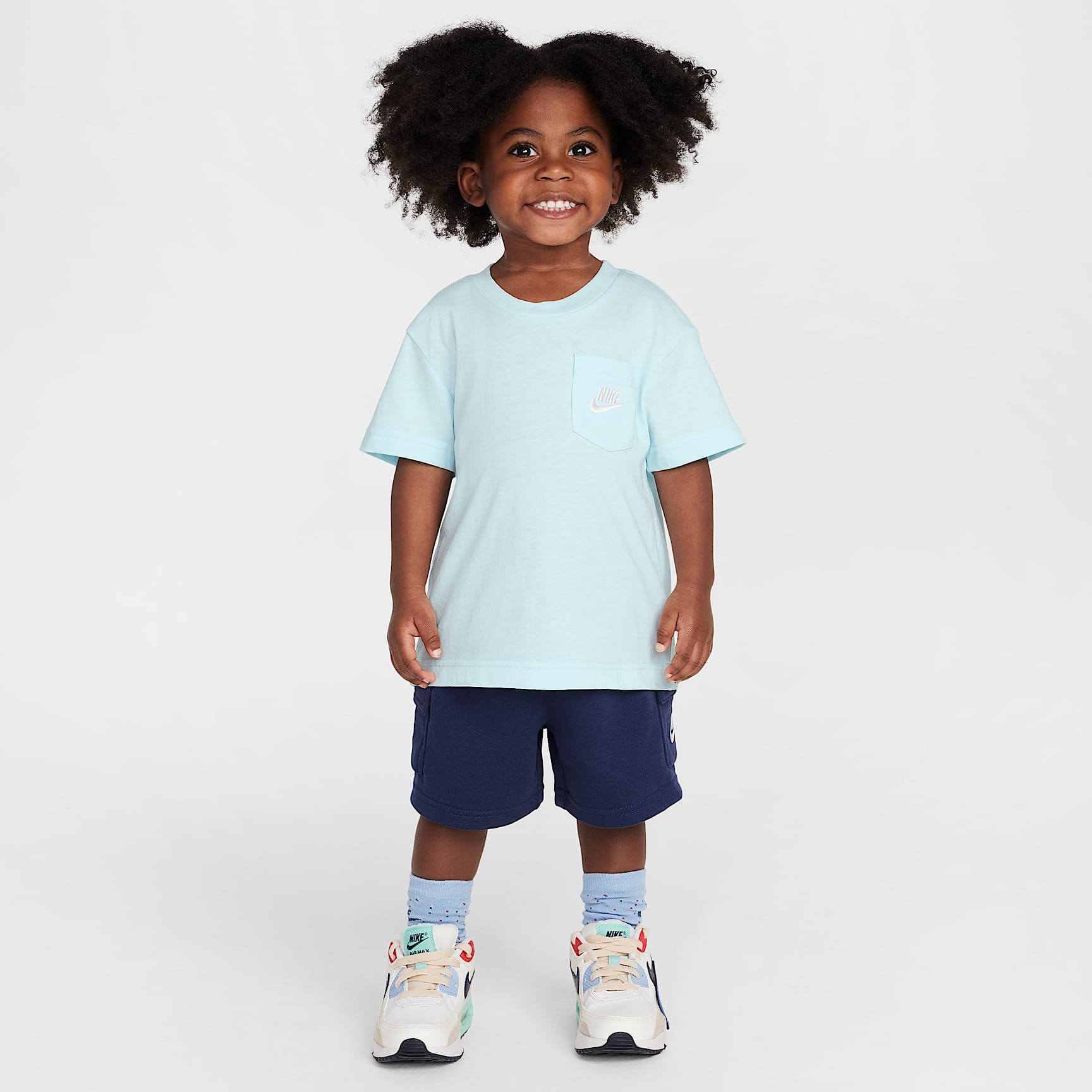 Nike Sportswear Toddler Pocket T-Shirt and French Terry Shorts Set