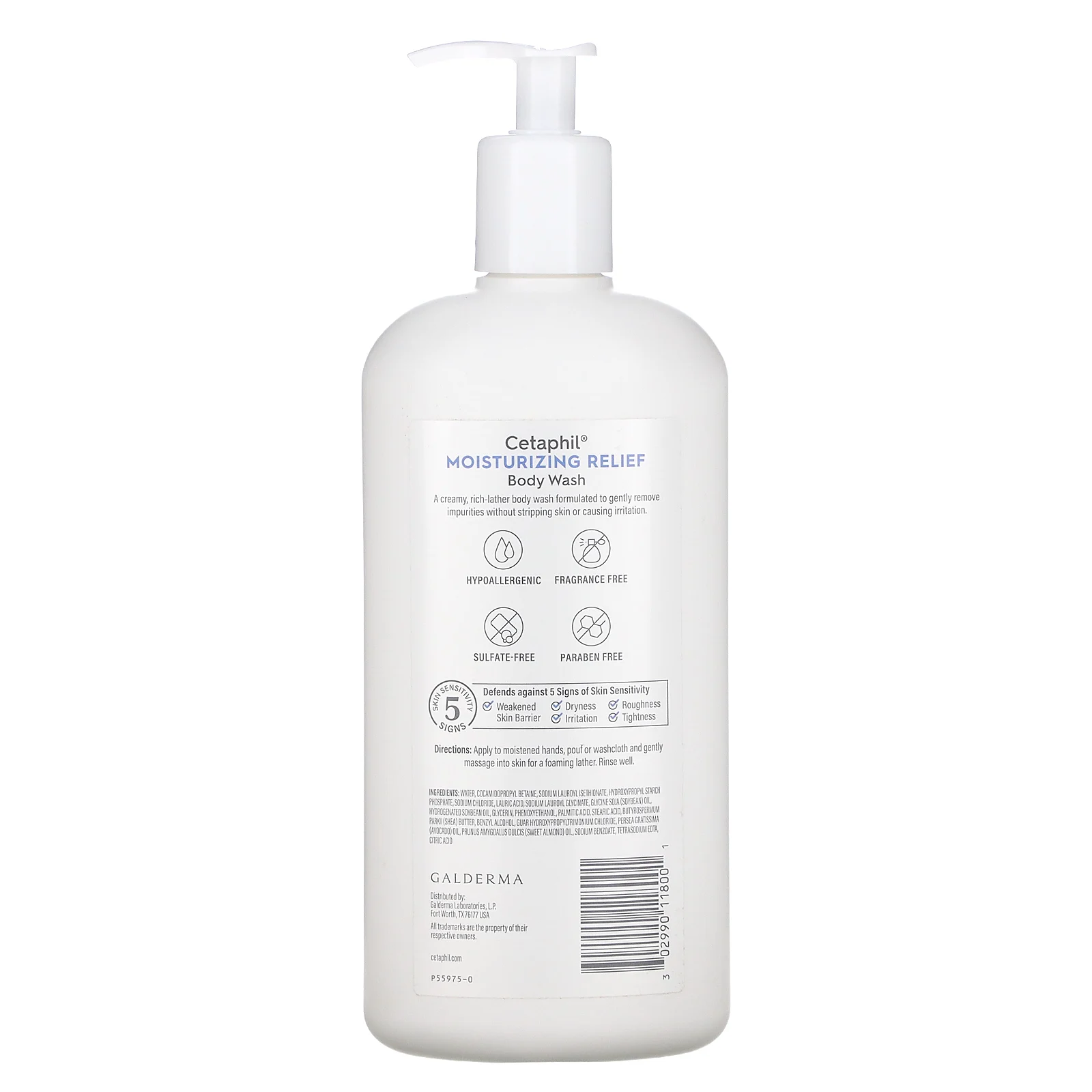 Cetaphil, Увлажняющий гель для душа, для сухой и чувствительной кожи, 591 мл (20 жидк. Унций)