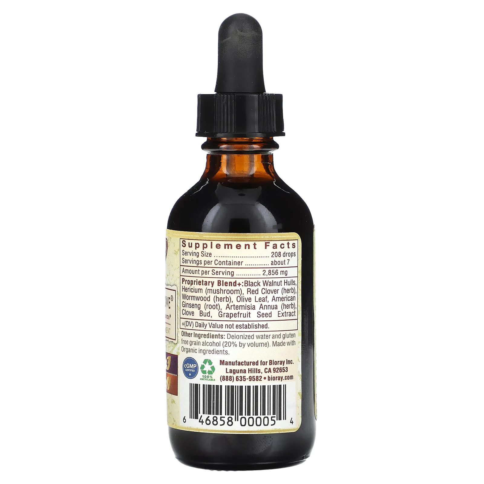 Bioray, Полынь и гвоздика, 2 жидких унций (59 мл)