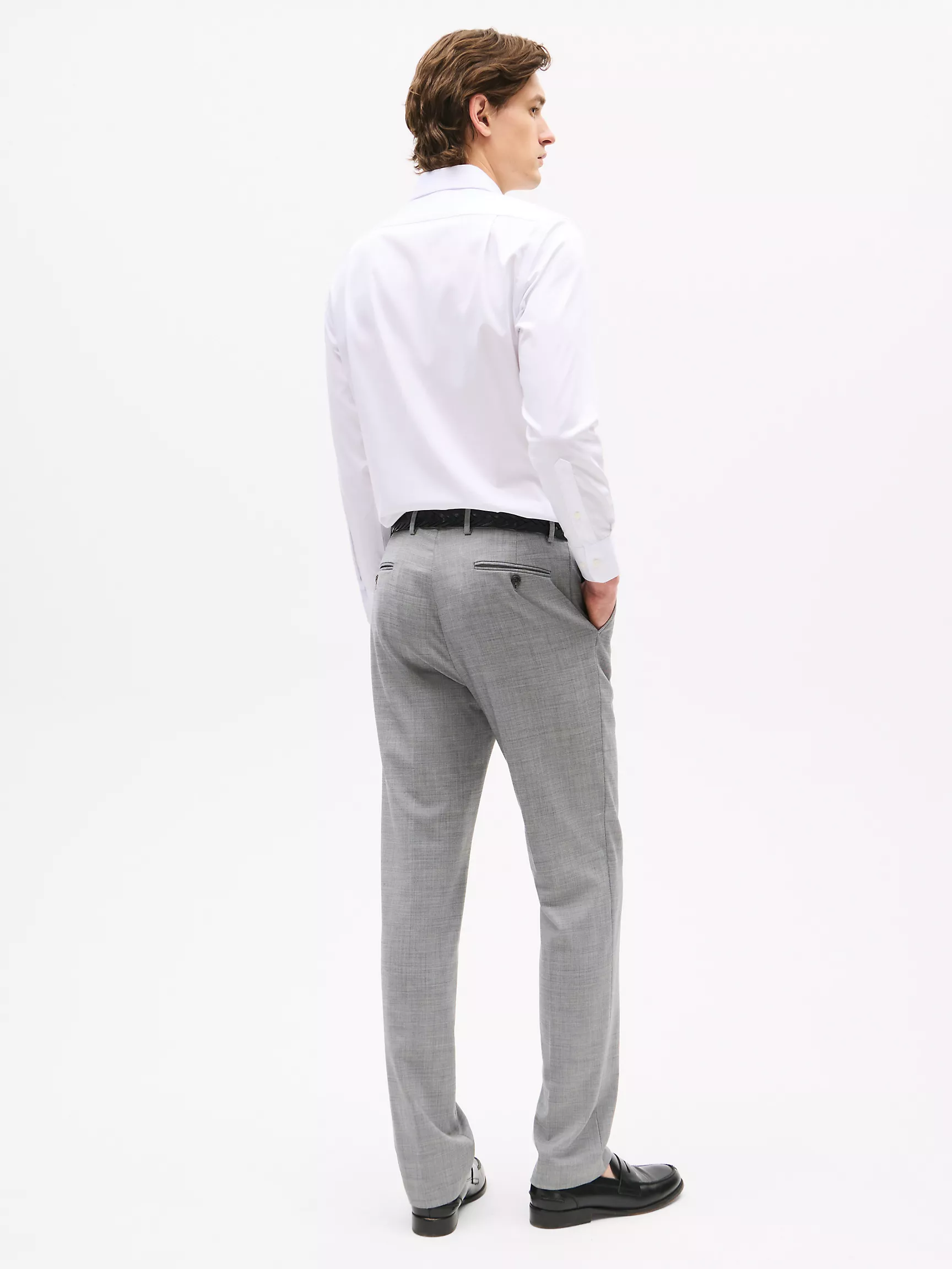 Мужская классическая рубашка Tommy Hilfiger, Стандартная рубашка THFlex