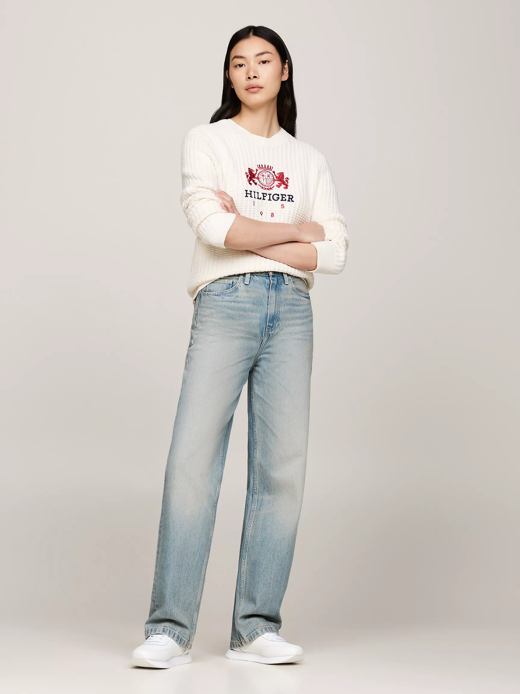 Женские кроссовки Tommy Hilfiger, Кеды с монограммным логотипом и разноцветными панелями