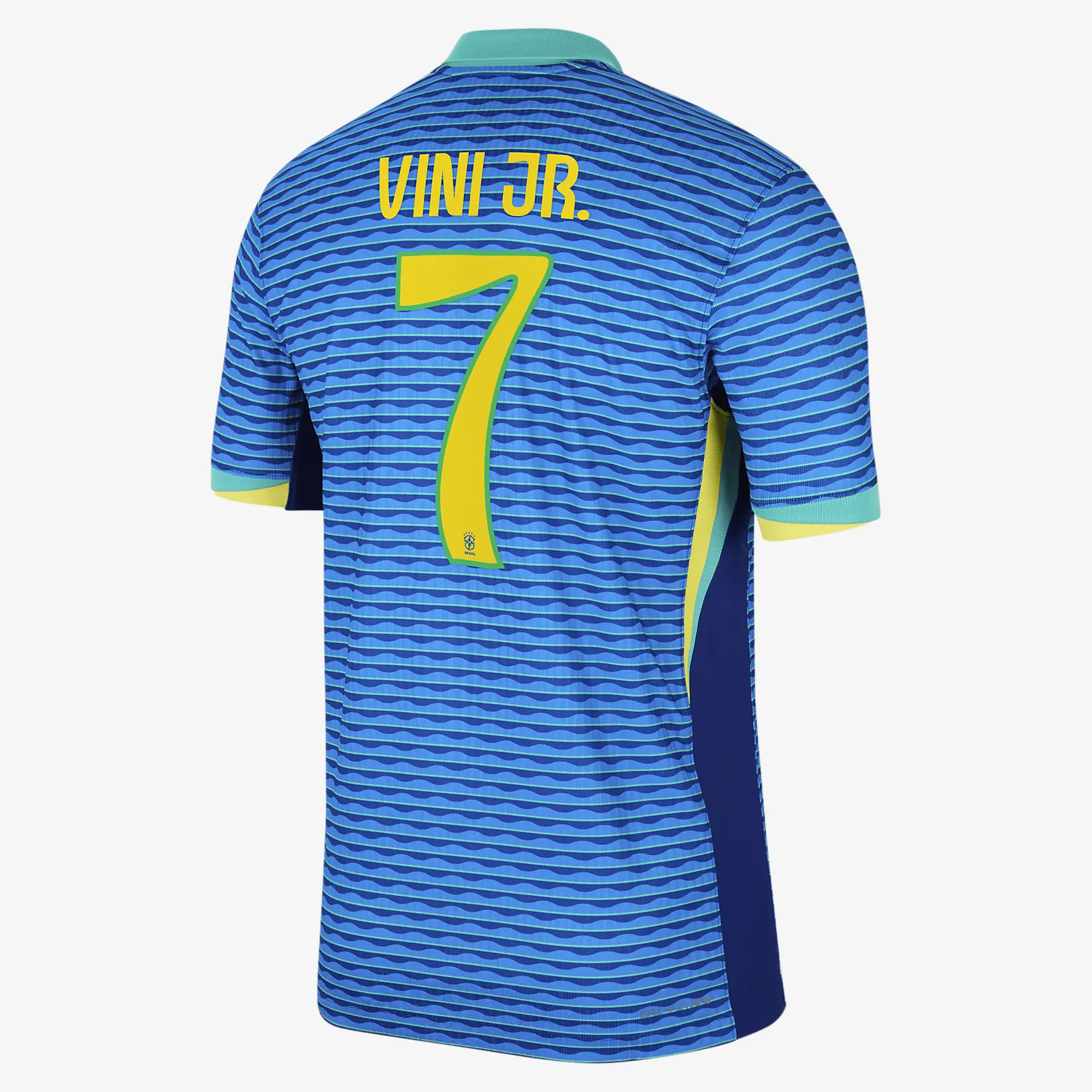 Vini Jr. Brazil National Team 2024 Match Away Men's Nike Dri-FIT ADV Soccer Jersey