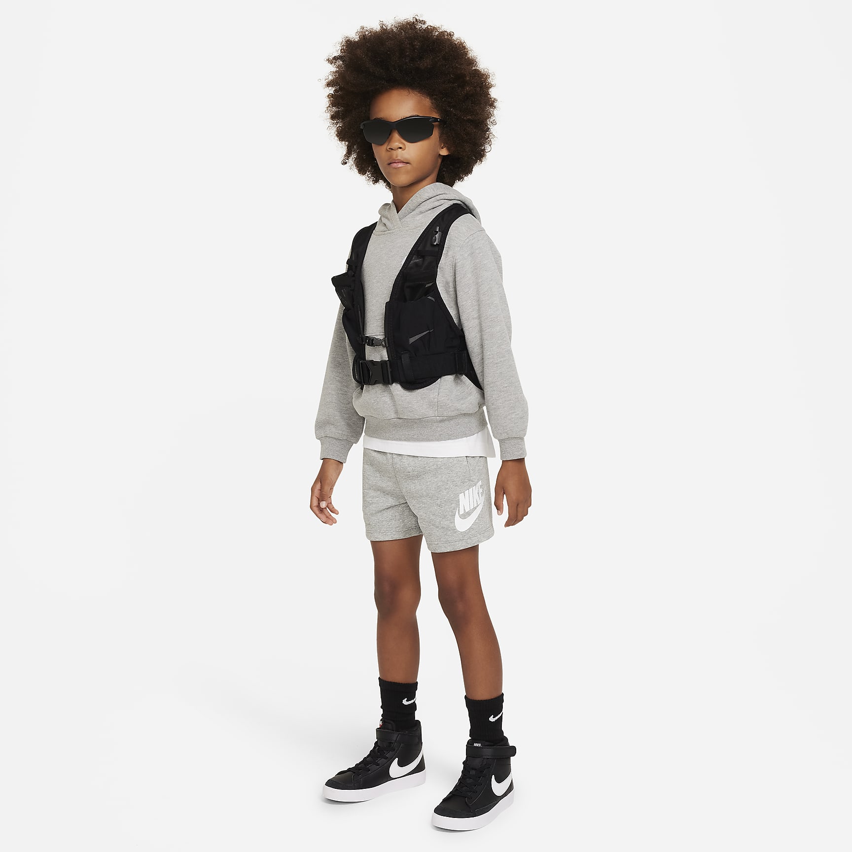 Nike Sportswear Club Little Kids' French Terry Shorts