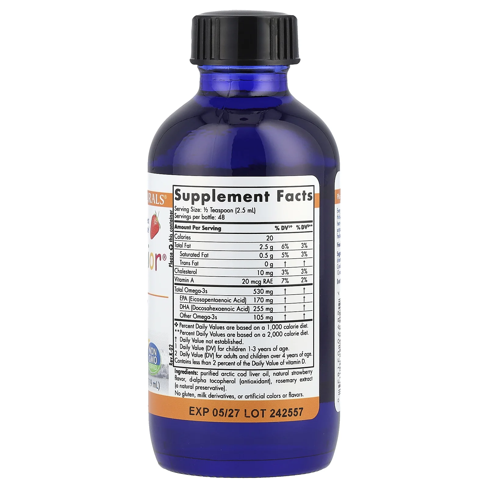 Nordic Naturals, ДГК для детей, для детей старше 1 года, клубника, 119 мл (4 жидк. унции)