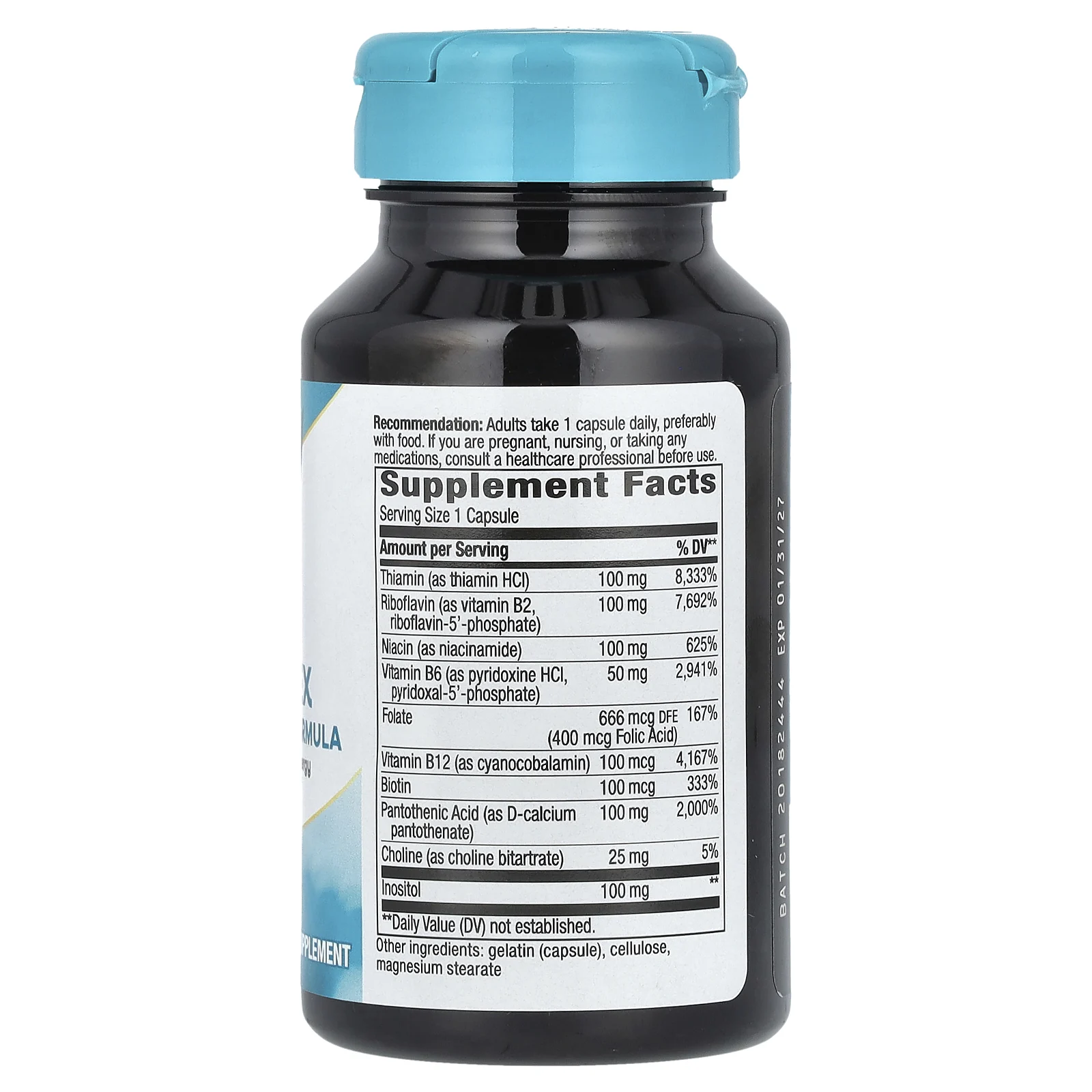 Nature's Way, Комплекс B-100 с коэнзимом B2, 60 капсул