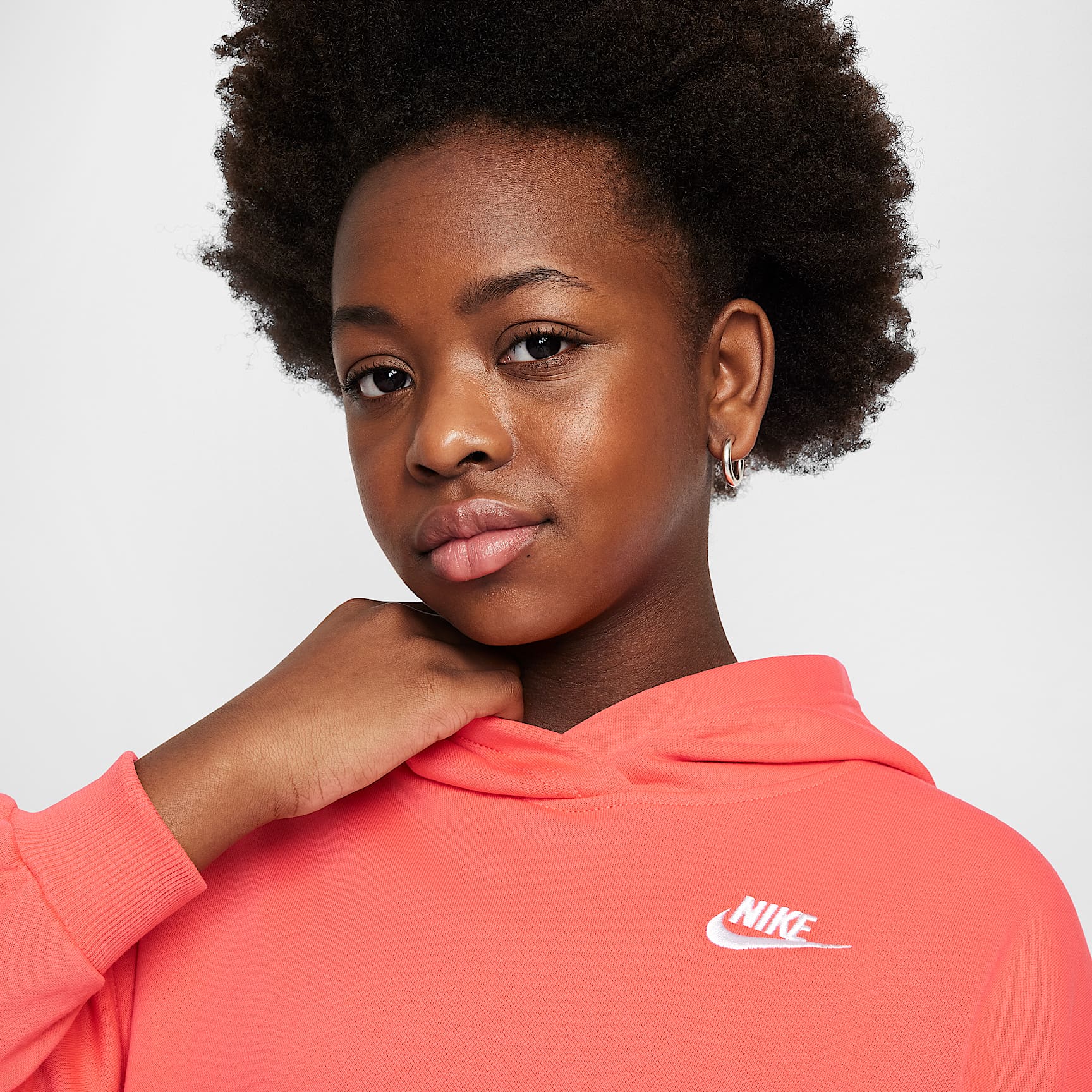 Nike Sportswear Club Fleece Big Kids' Oversized Pullover Hoodie