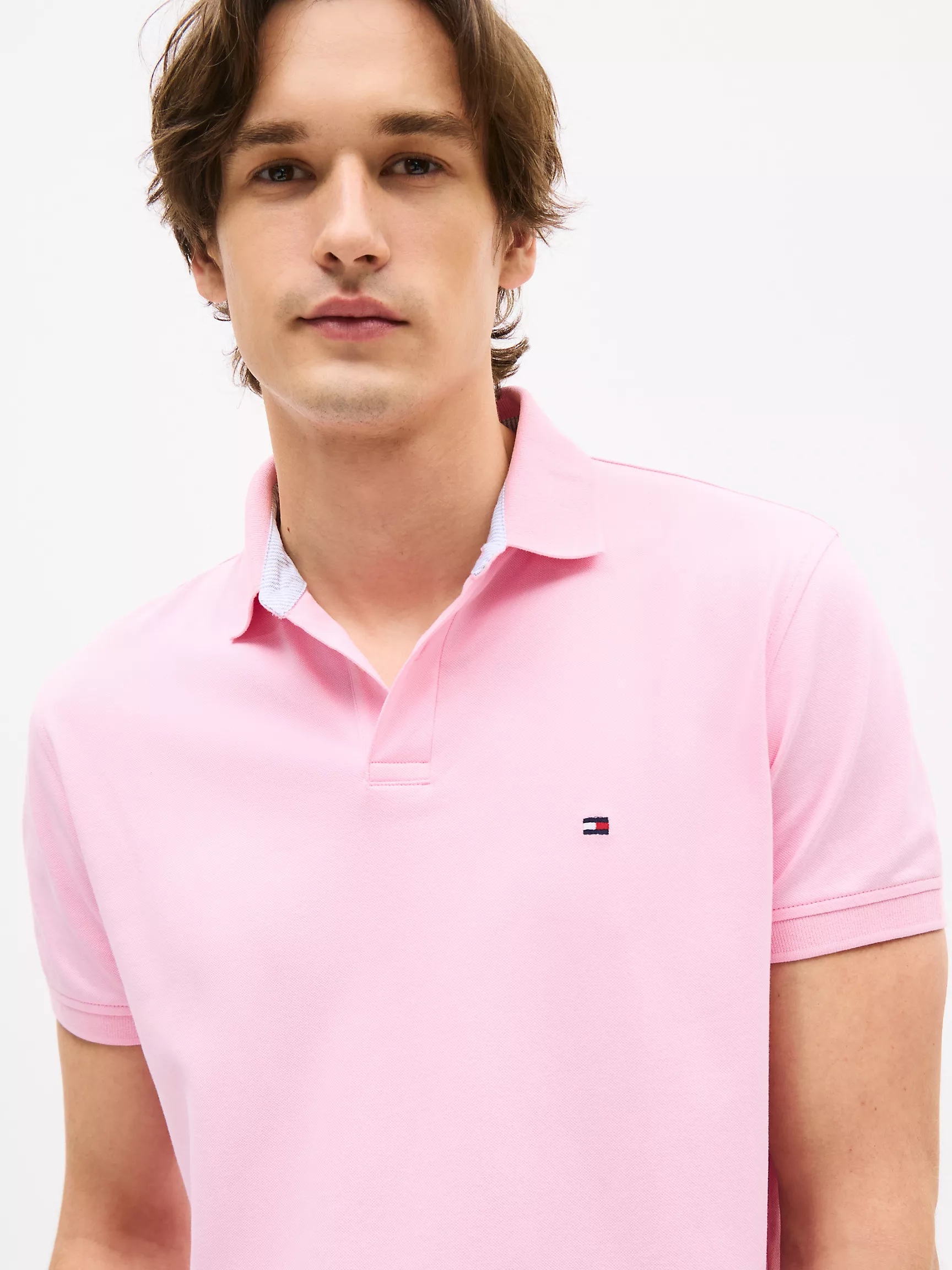 Мужское поло Tommy Hilfiger, Эластичное поло стандартного кроя Tommy